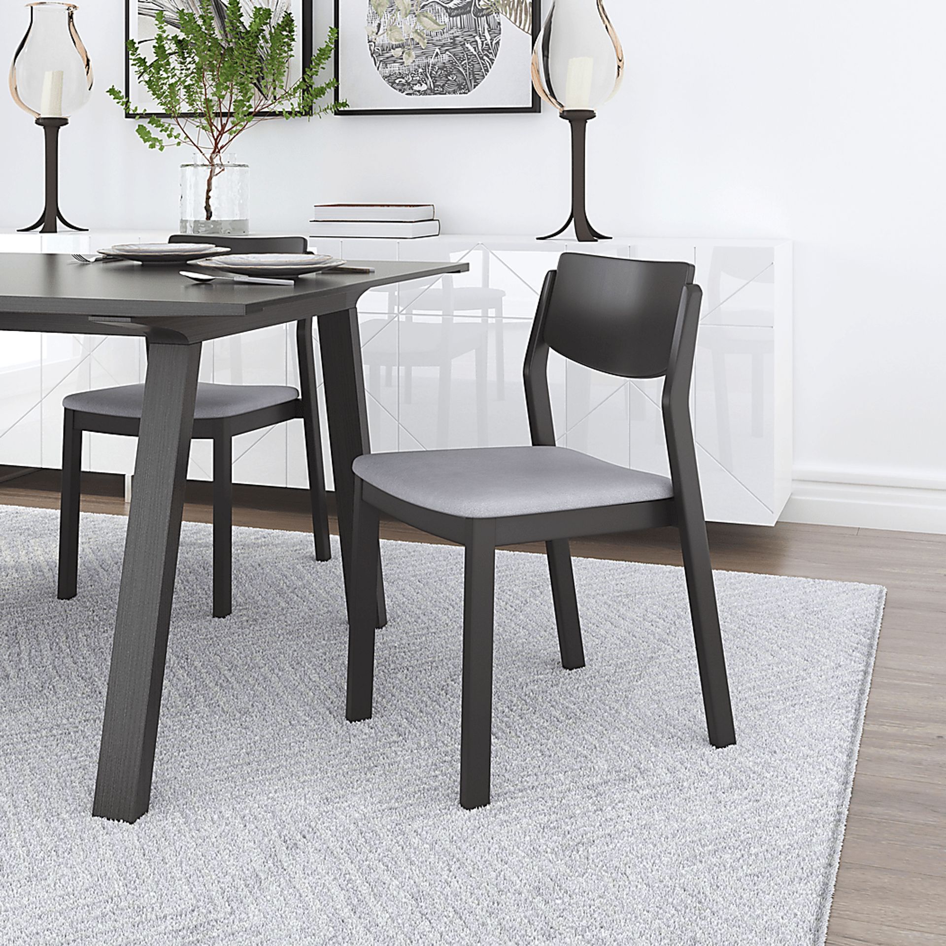 Autrey Black Dining Chair, Set of 2 - Image 2