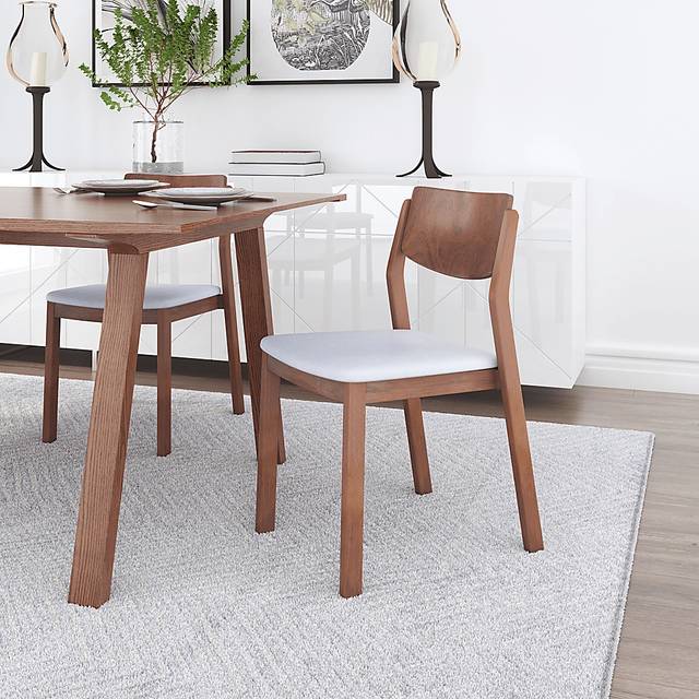 Autrey Walnut Dining Chair, Set of 2 - Thumbnail - Image 2