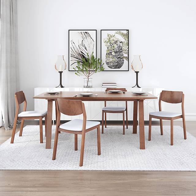 Autrey Walnut Dining Chair, Set of 2 - Thumbnail - Image 3