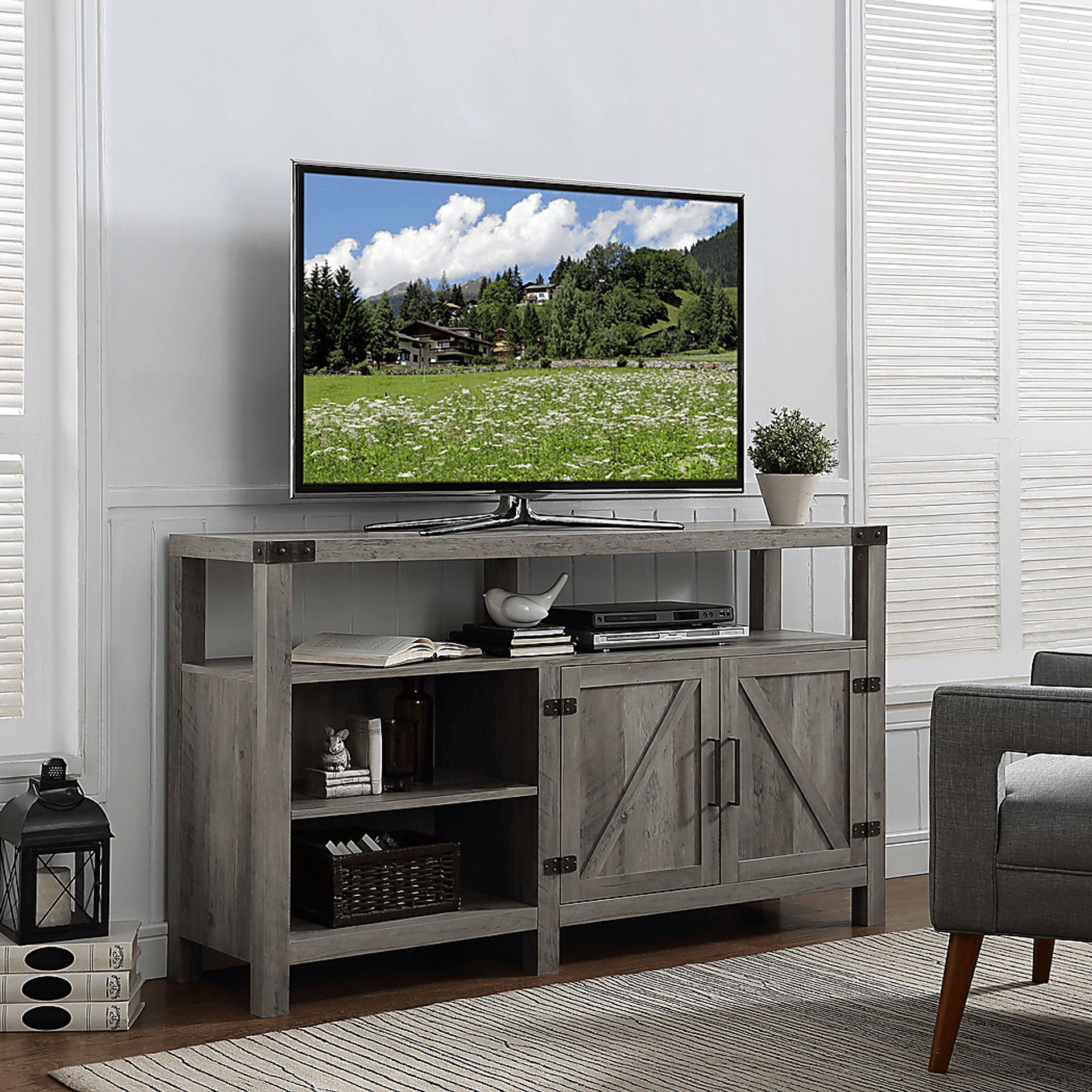 Auverville Gray 58 in. Console - Image 2