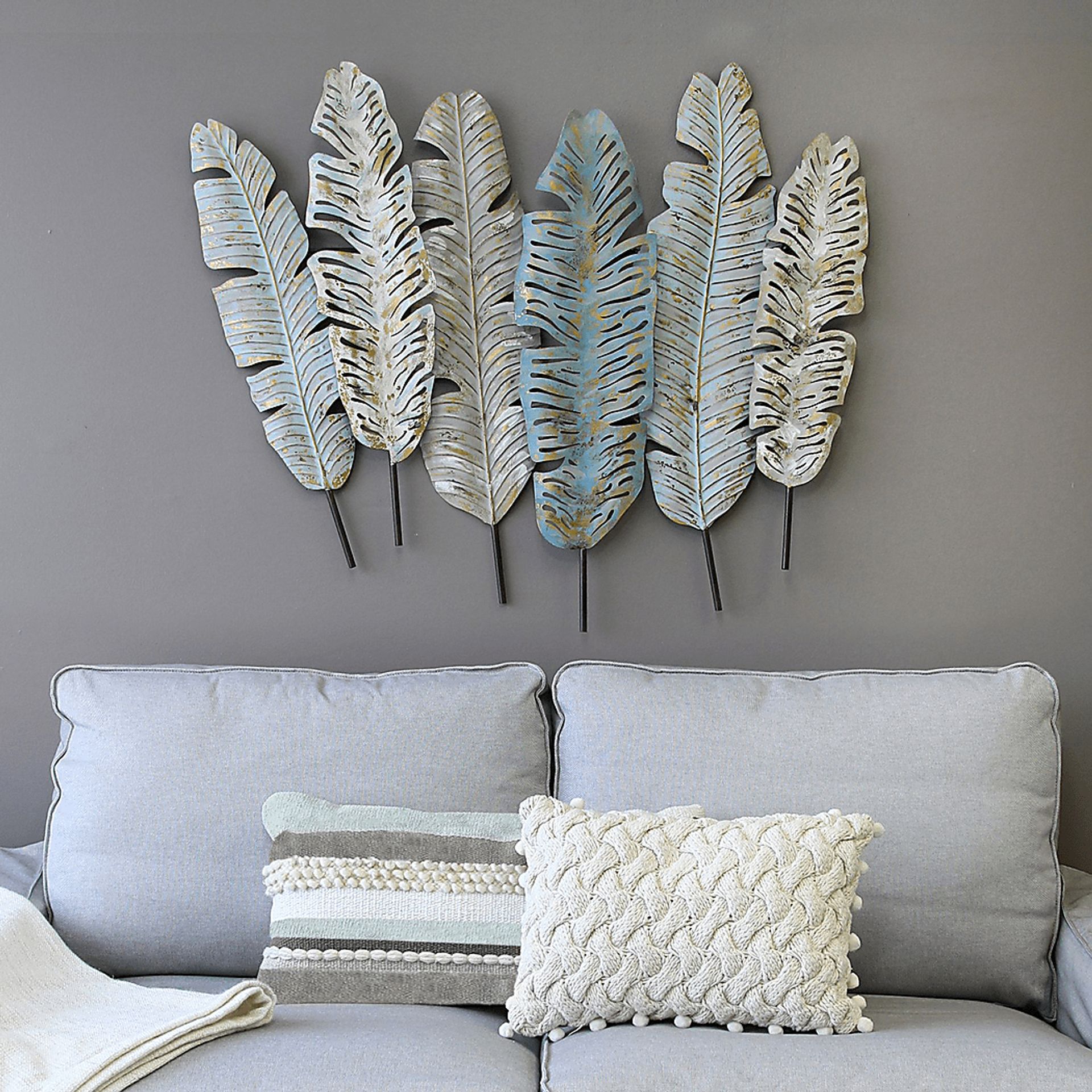 Ava Feathers Green Wall Decor - Image 2