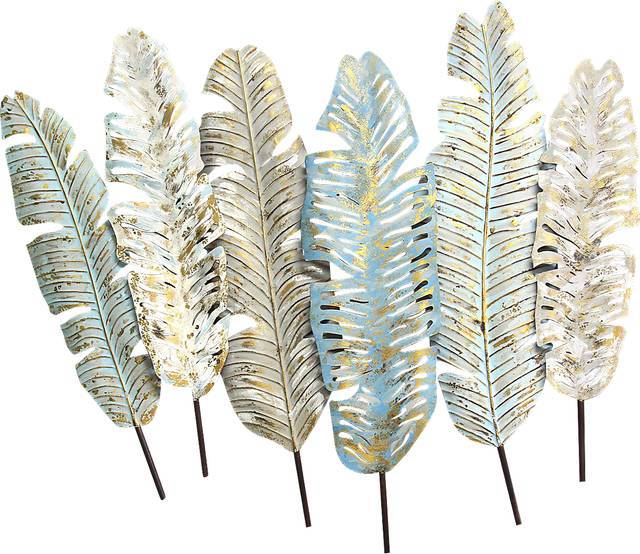 Ava Feathers Green Wall Decor - Thumbnail - Image 1