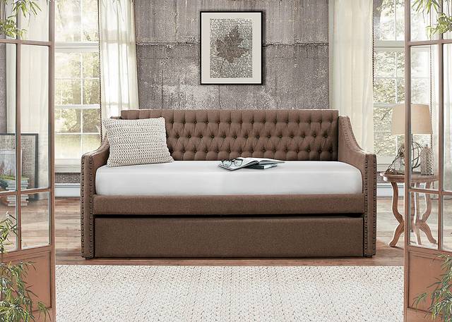 Ava Hill Brown Daybed with Trundle - Thumbnail - Image 3