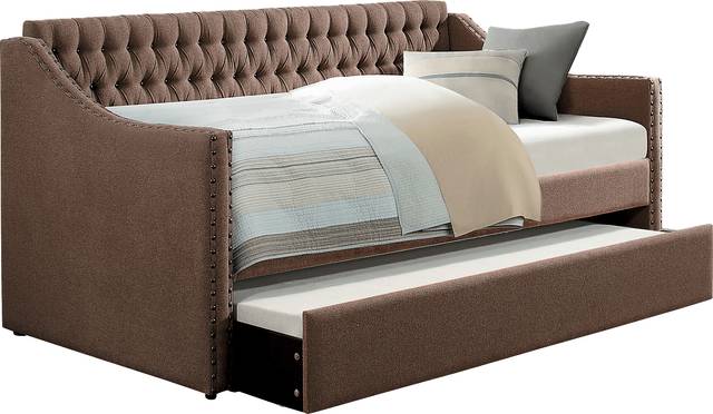 Ava Hill Brown Daybed with Trundle - Thumbnail - Image 1