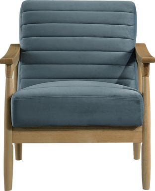 Avajulie Blue Accent Chair