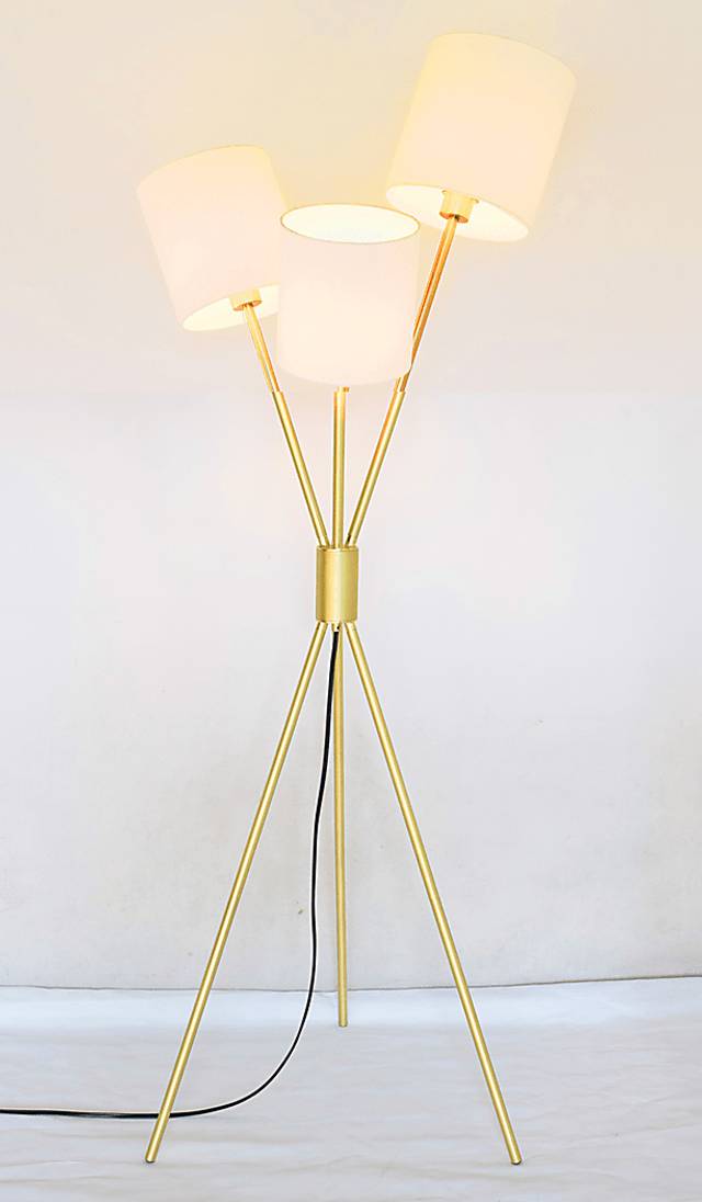 Avalon Lane Champagne Floor Lamp - Thumbnail - Image 2
