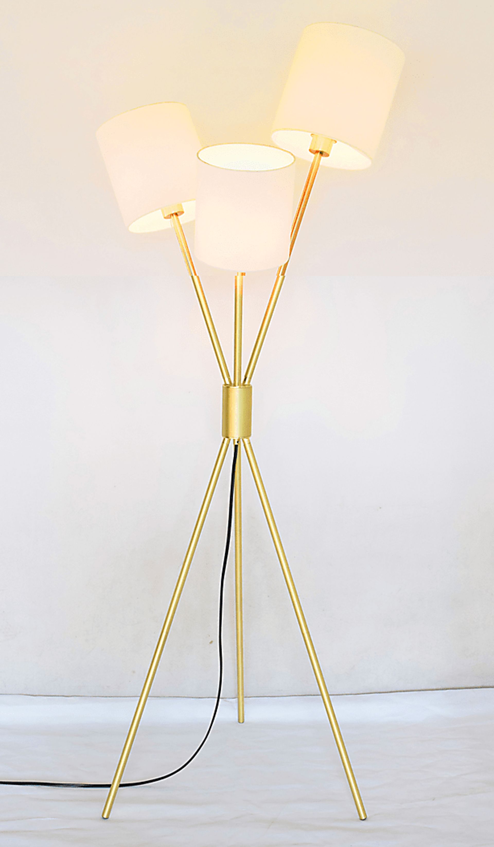 Avalon Lane Champagne Floor Lamp - Image 2
