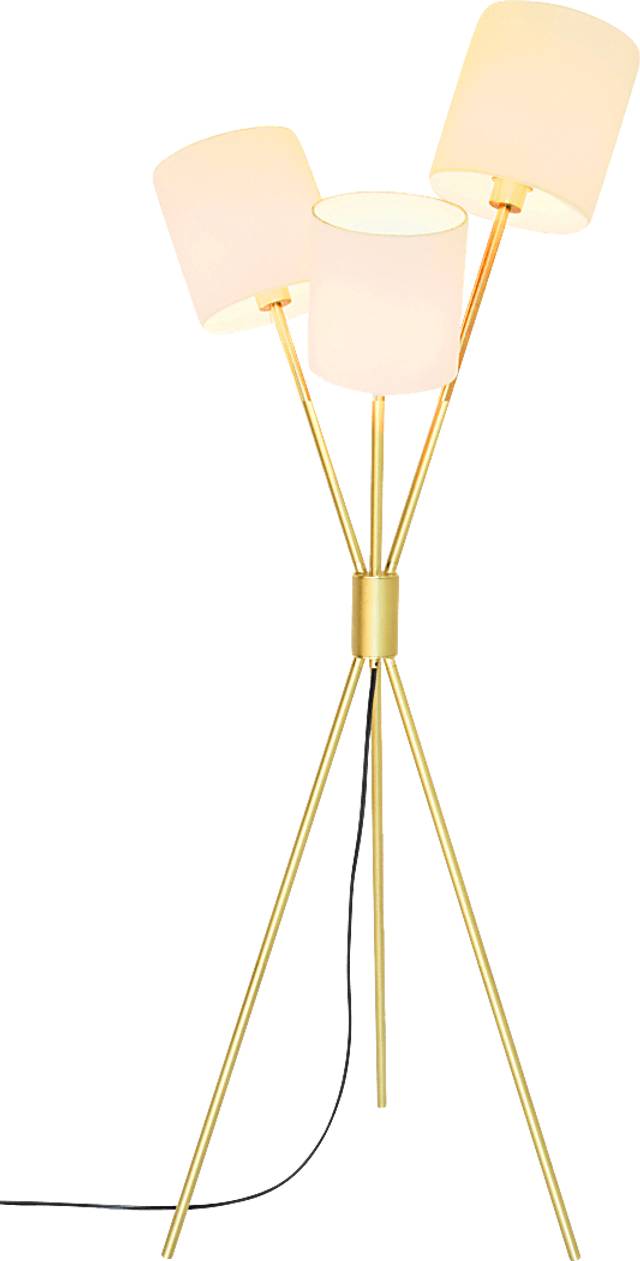 Avalon Lane Champagne Floor Lamp - Thumbnail - Image 1