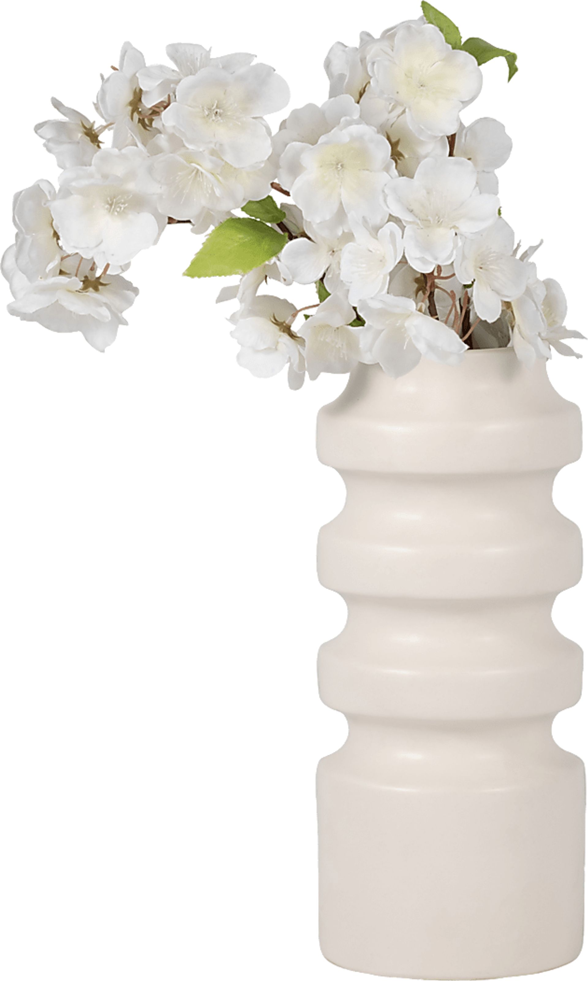 Ardomore White 11 in. Vase - Image 2