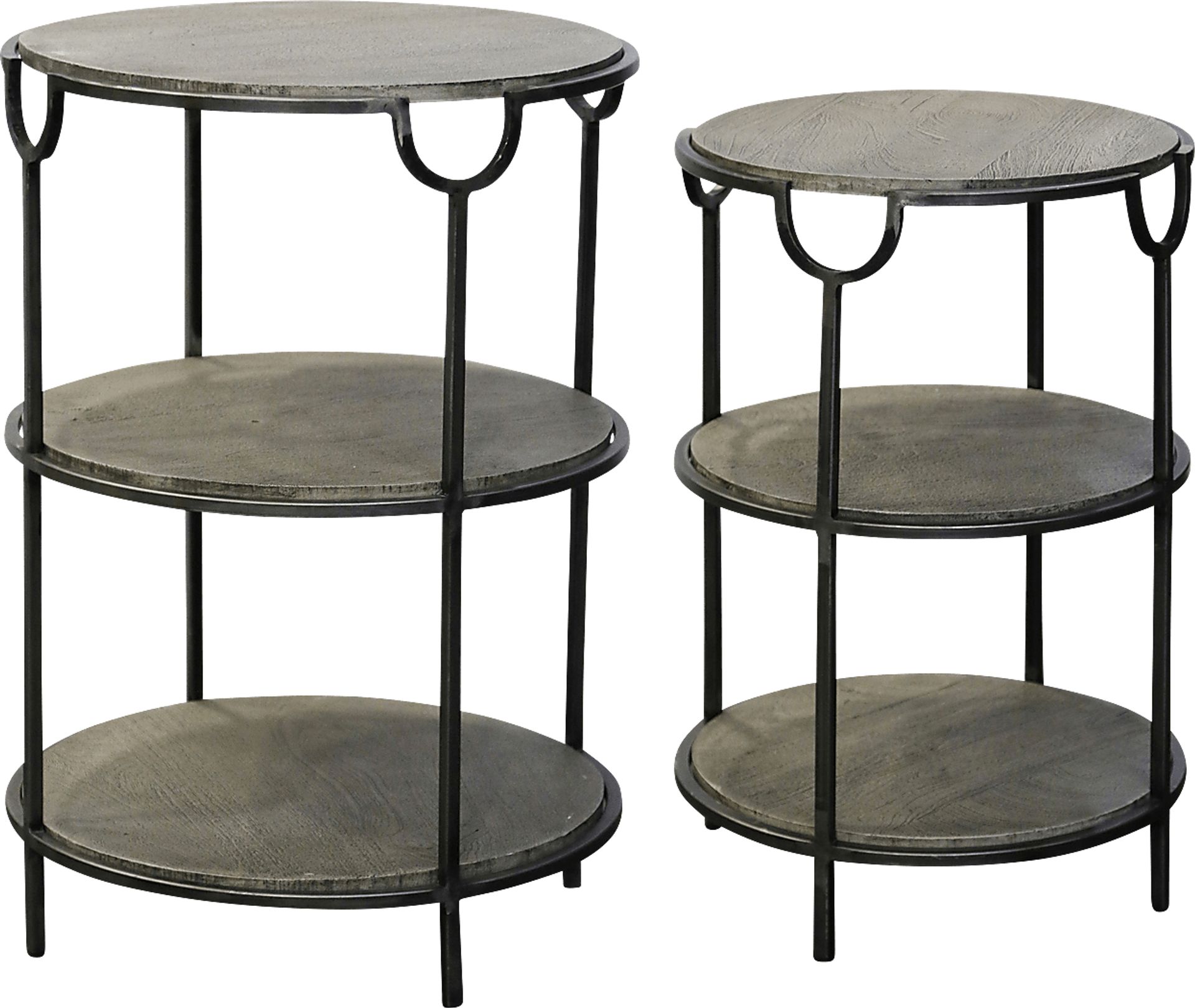 Avarado Gray Nesting Tables, Set of 2 - Image 1