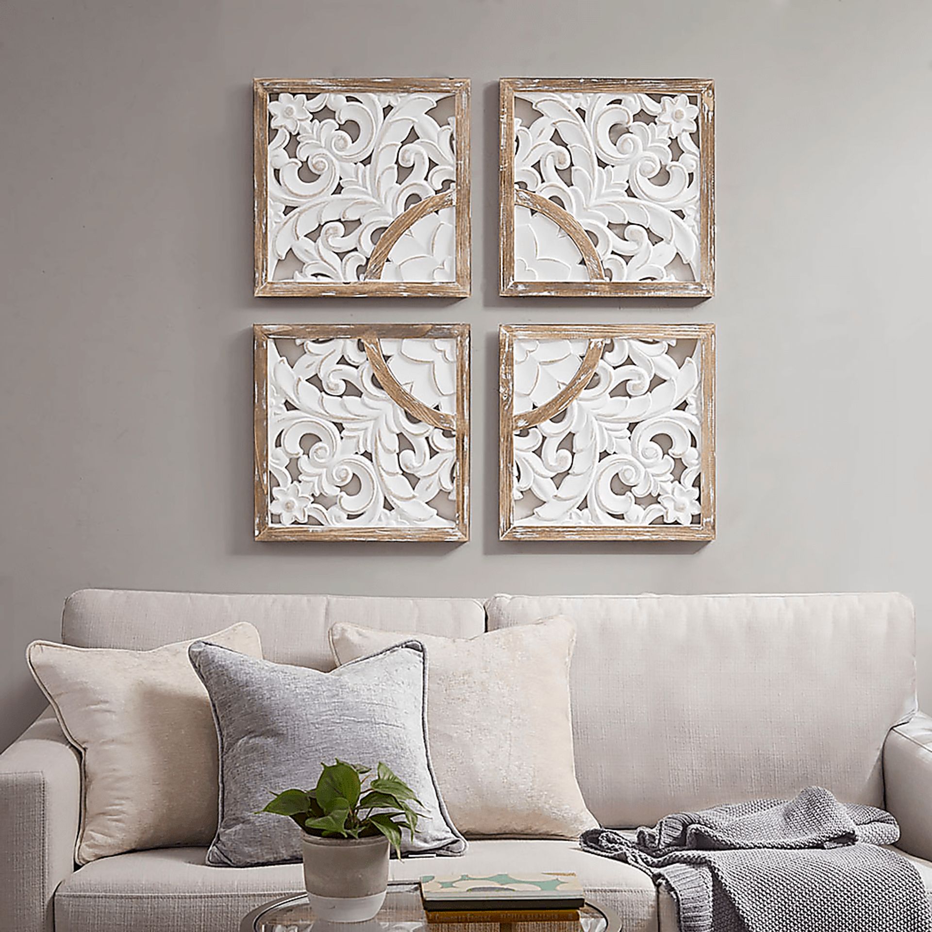 Avary Natural Artwork, Set of 4 - Image 2
