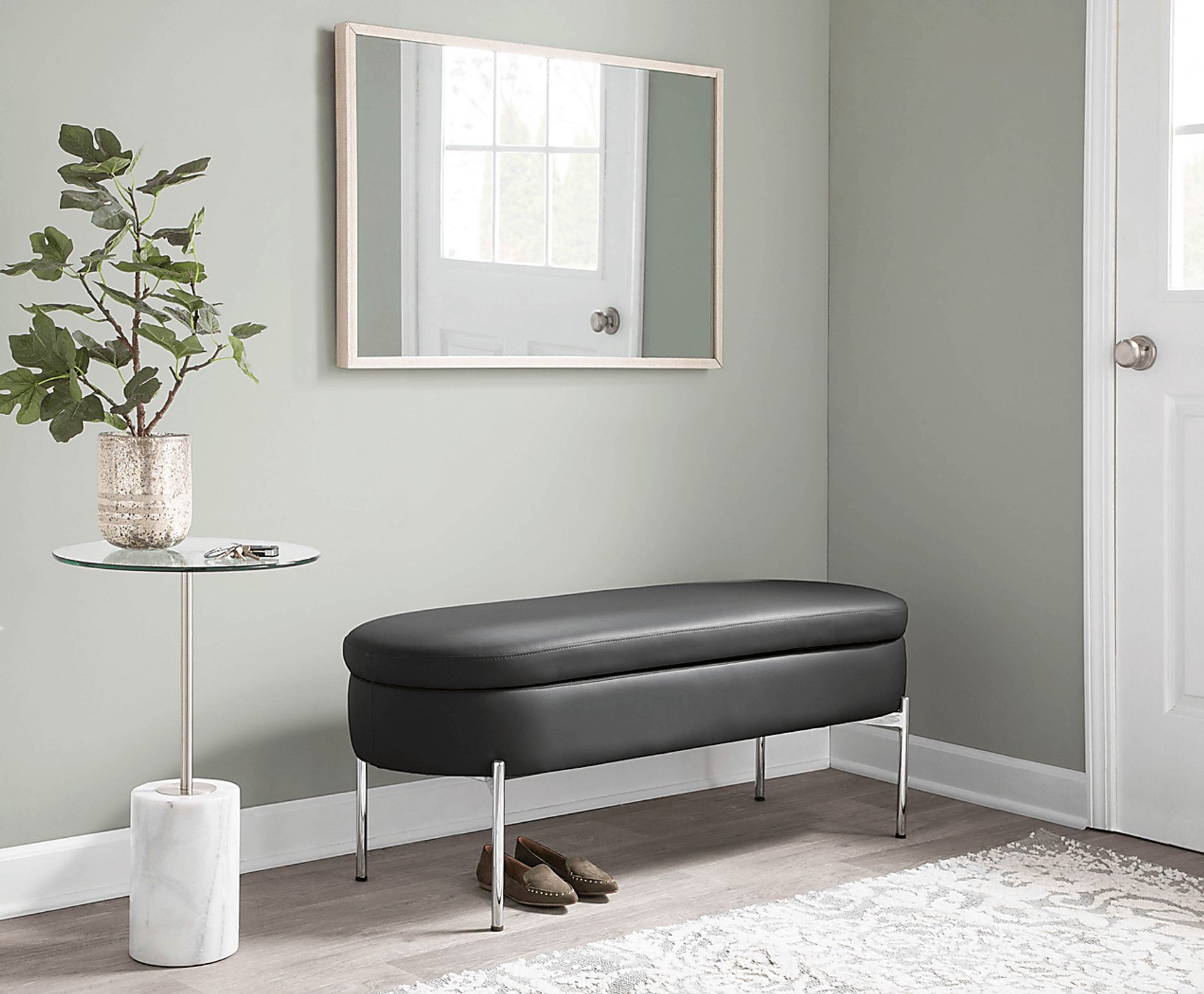 Avastele Black Accent Bench - Image 4