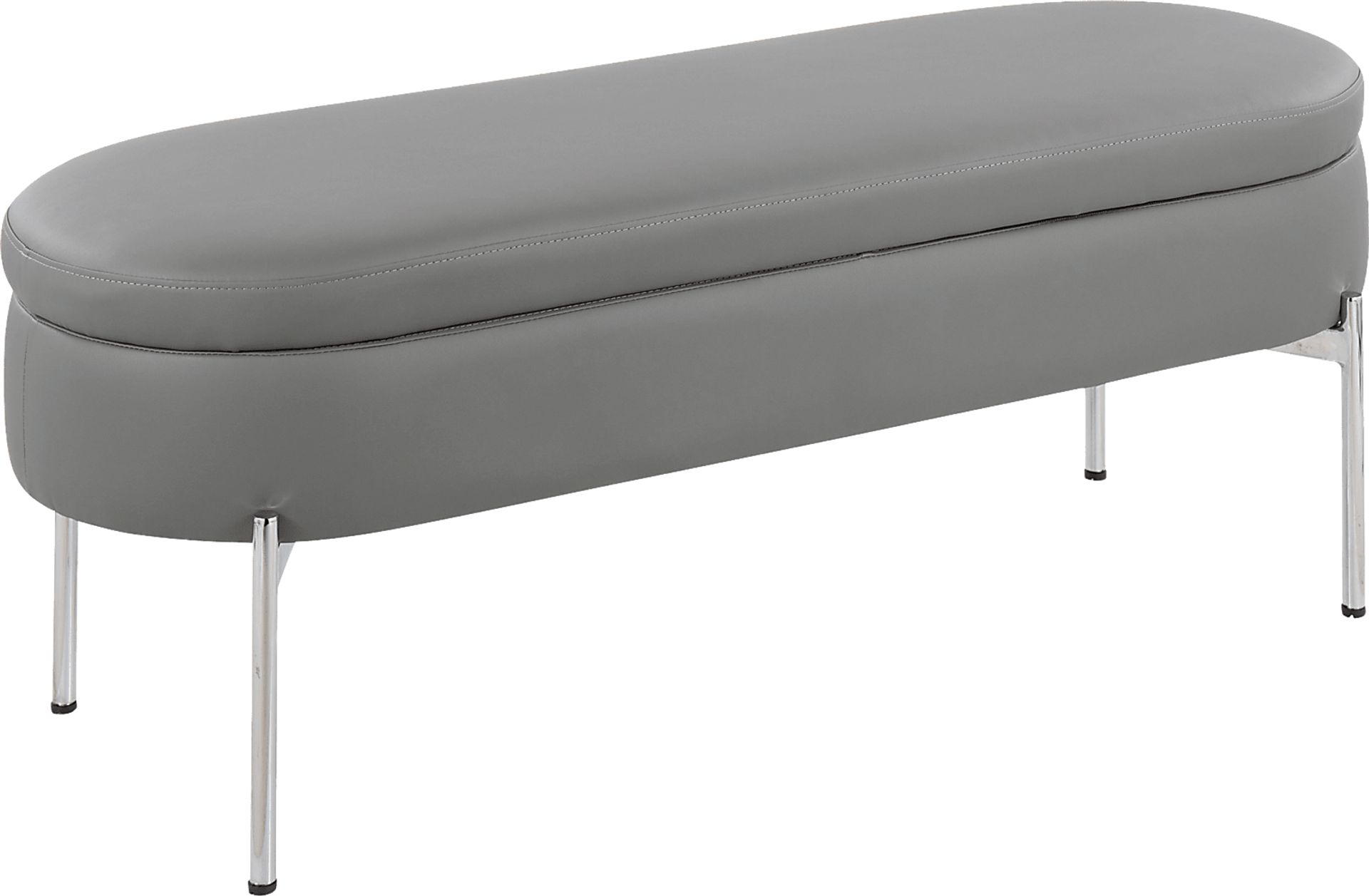Avastele Gray Accent Bench - Image 1