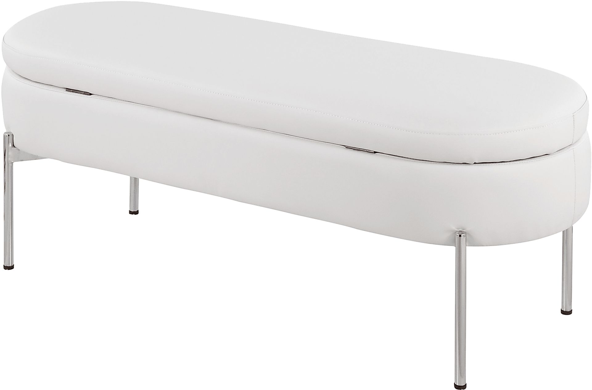 Avastele White Accent Bench - Image 11