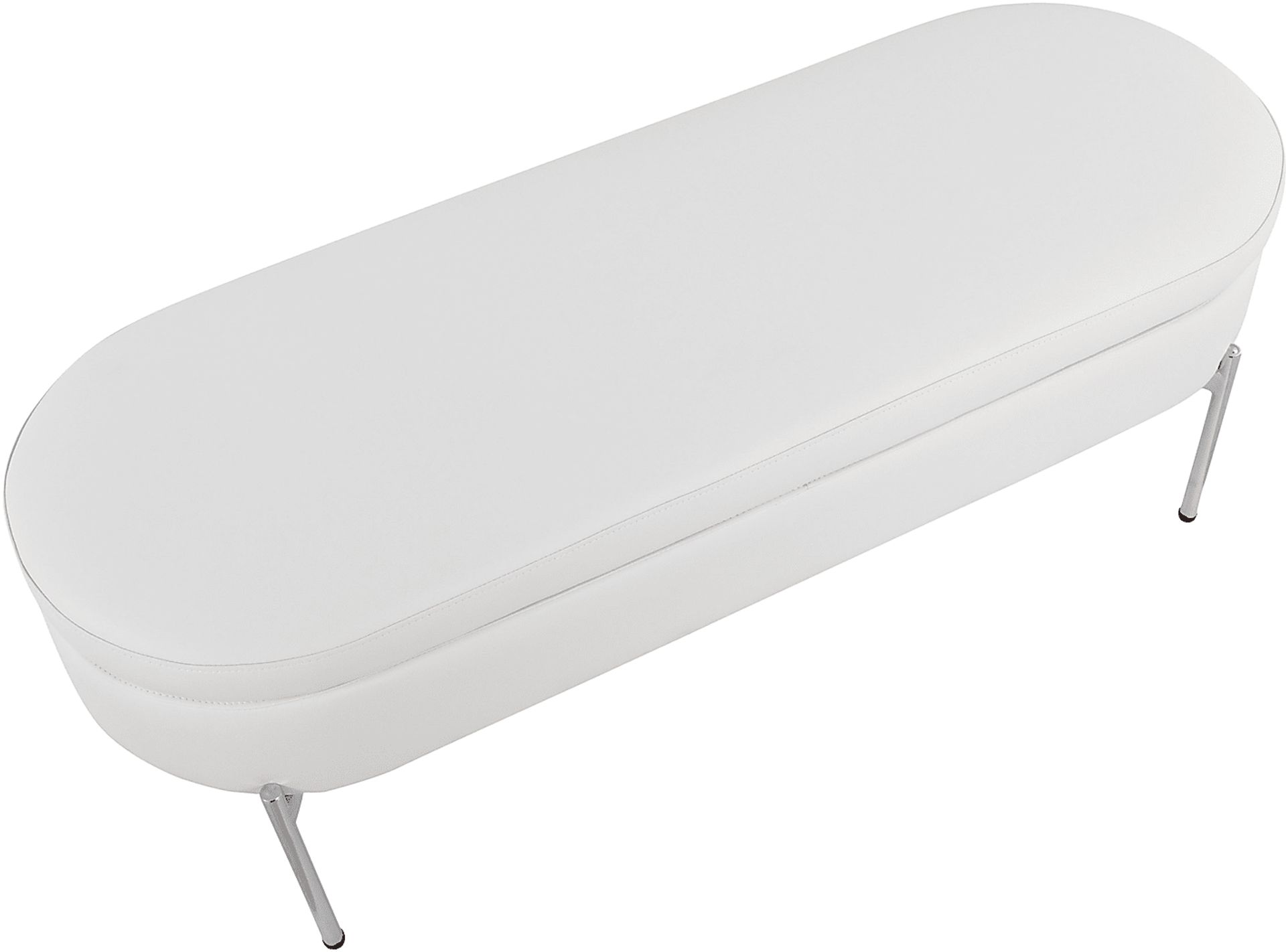 Avastele White Accent Bench - Image 8