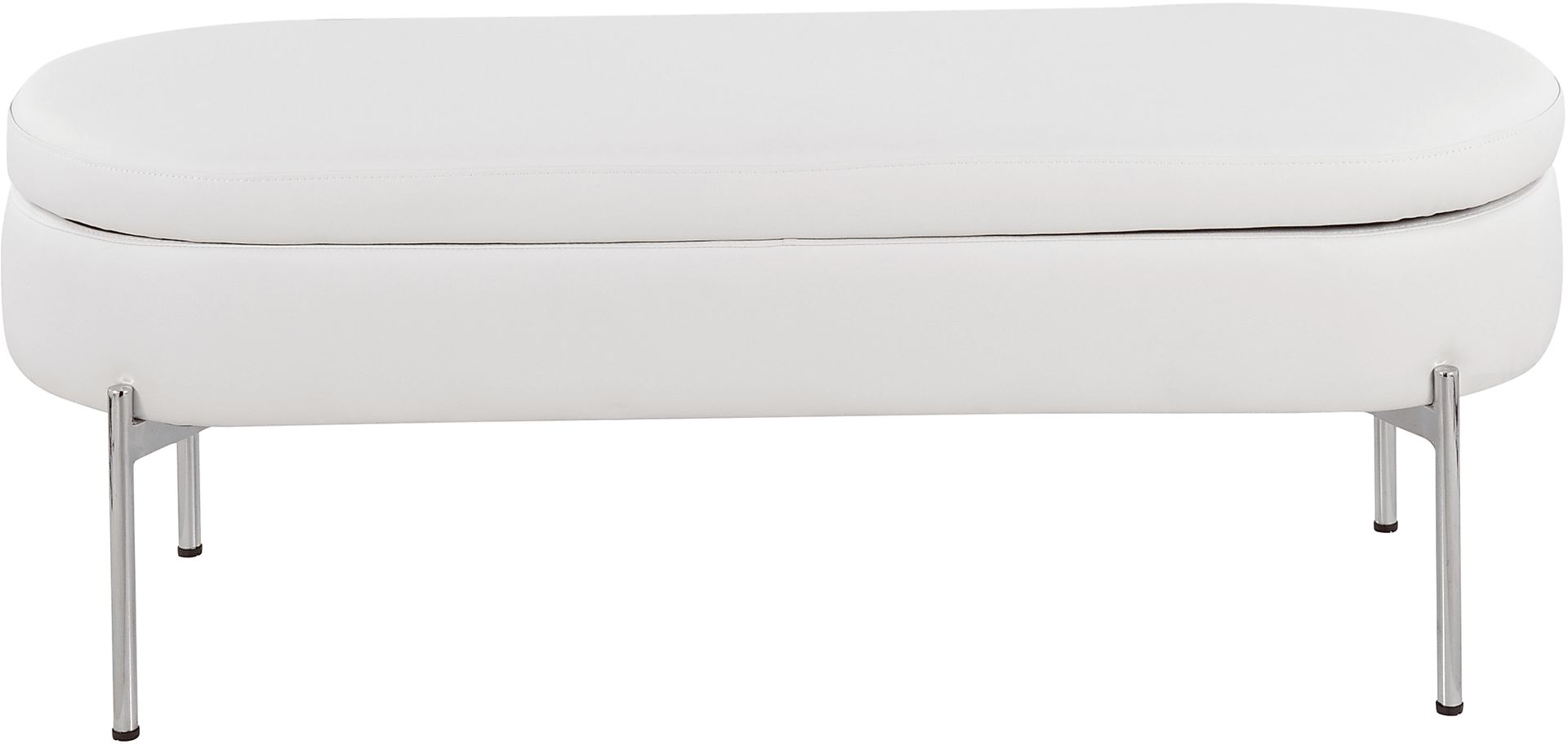 Avastele White Accent Bench - Image 9