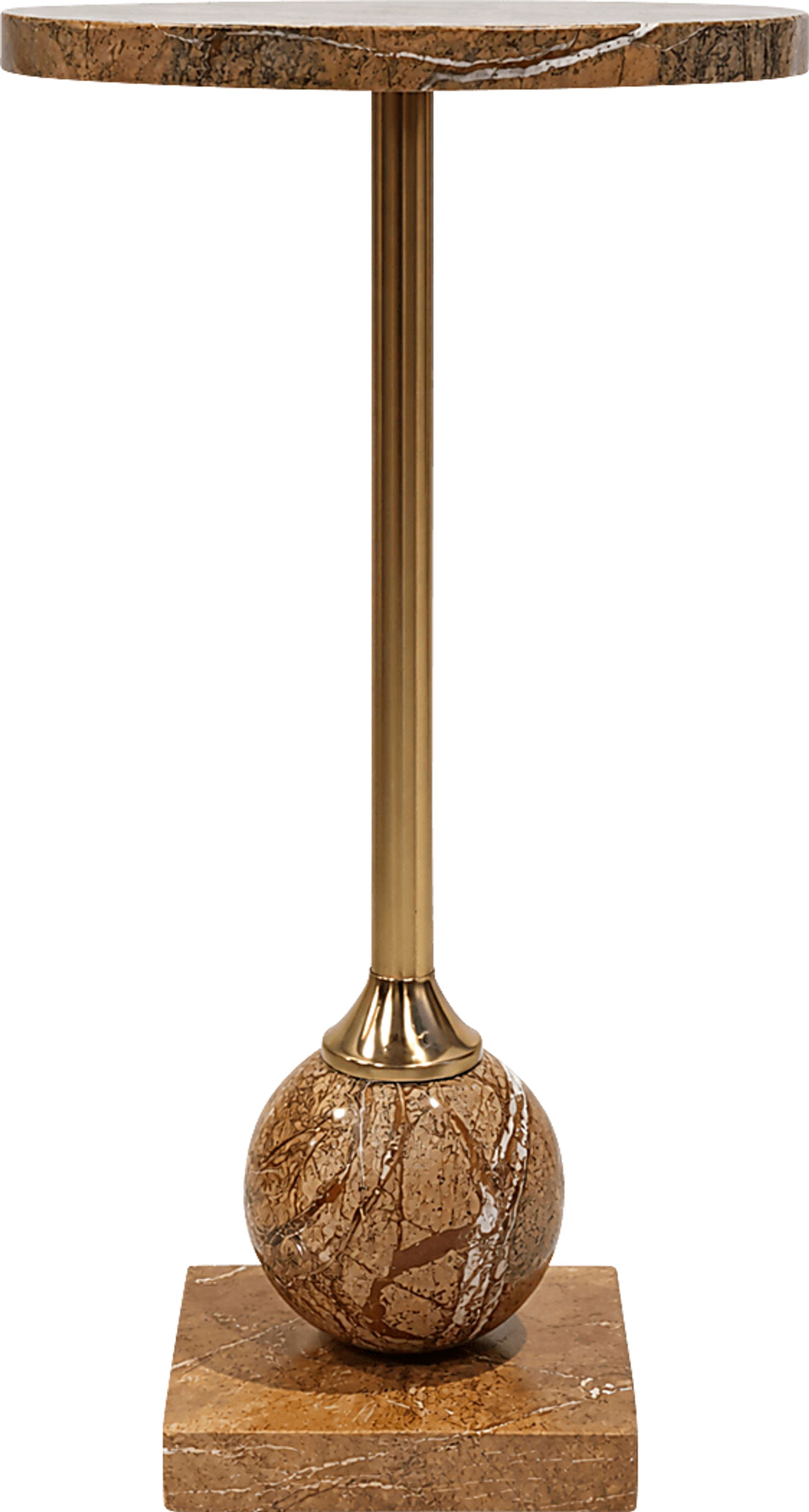 Avathu Gold/Brown Accent Table - Image 3