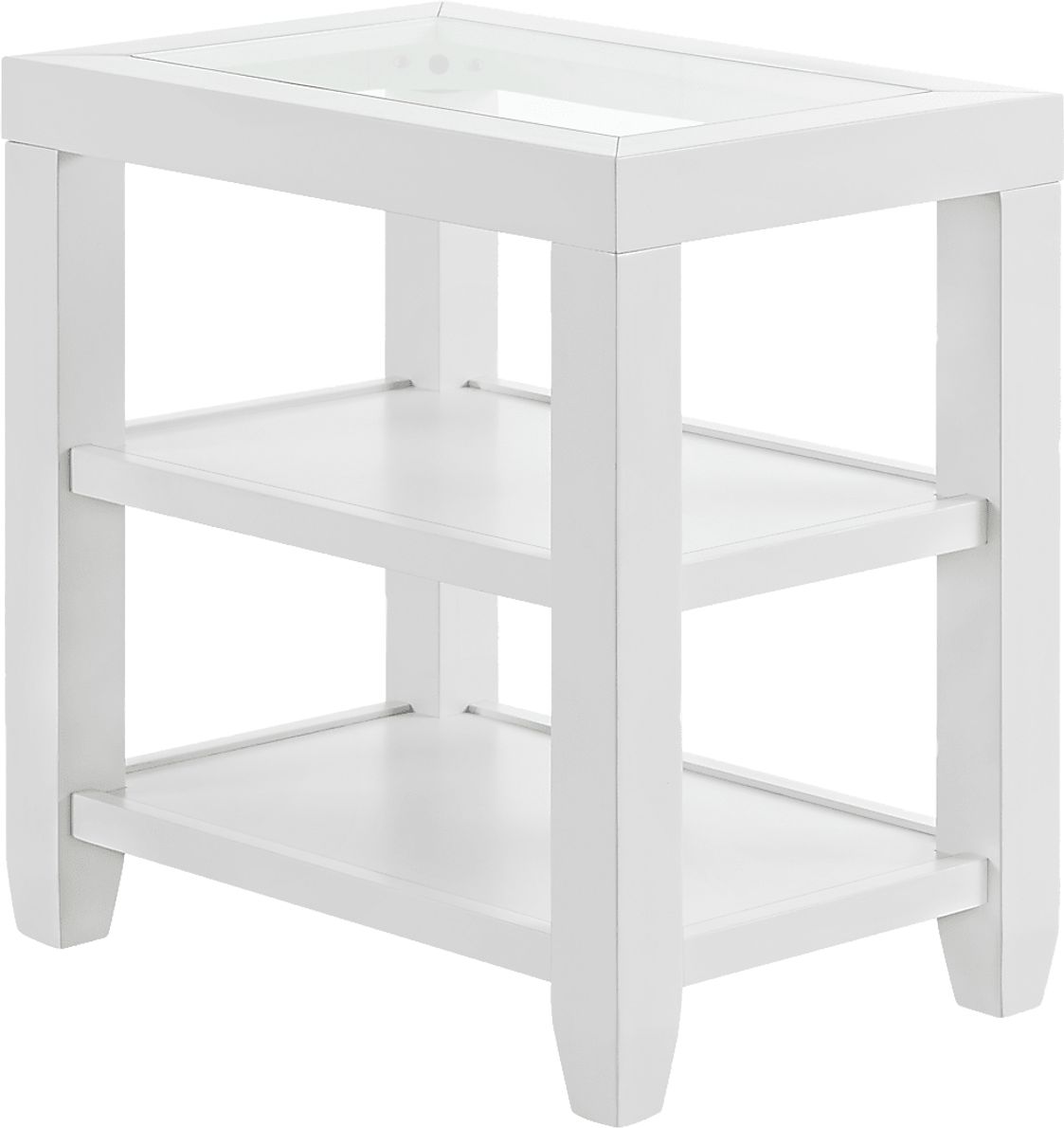 Avati White Colors,White Chairside Table Rooms To Go