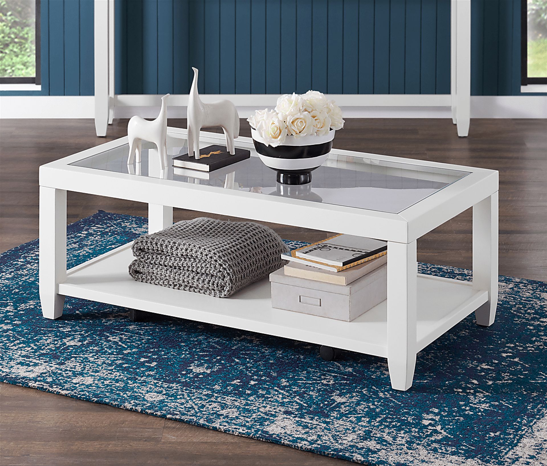 Avati White Cocktail Table - Image 2