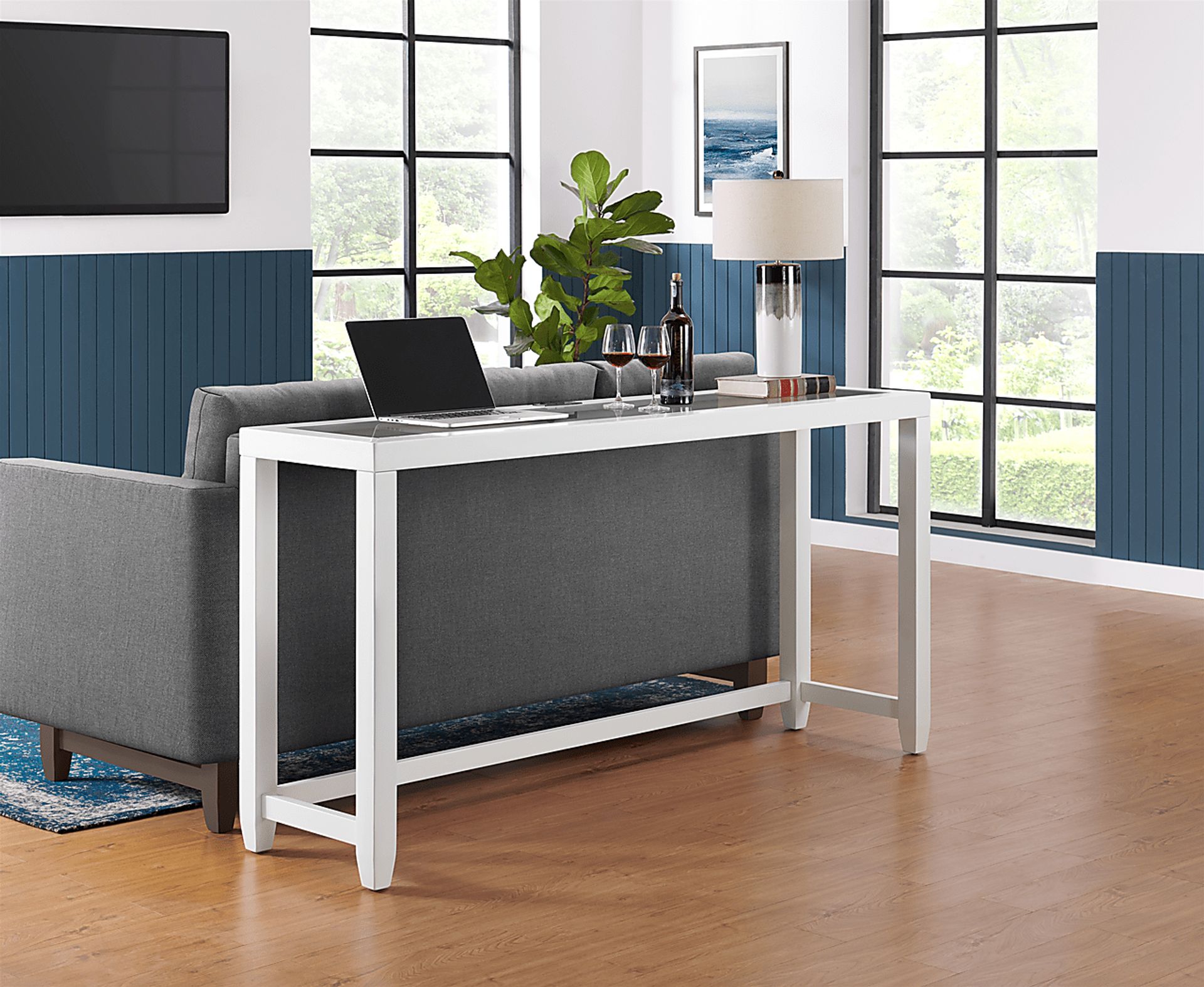Avati White Counter Height Bar Set - Image 10