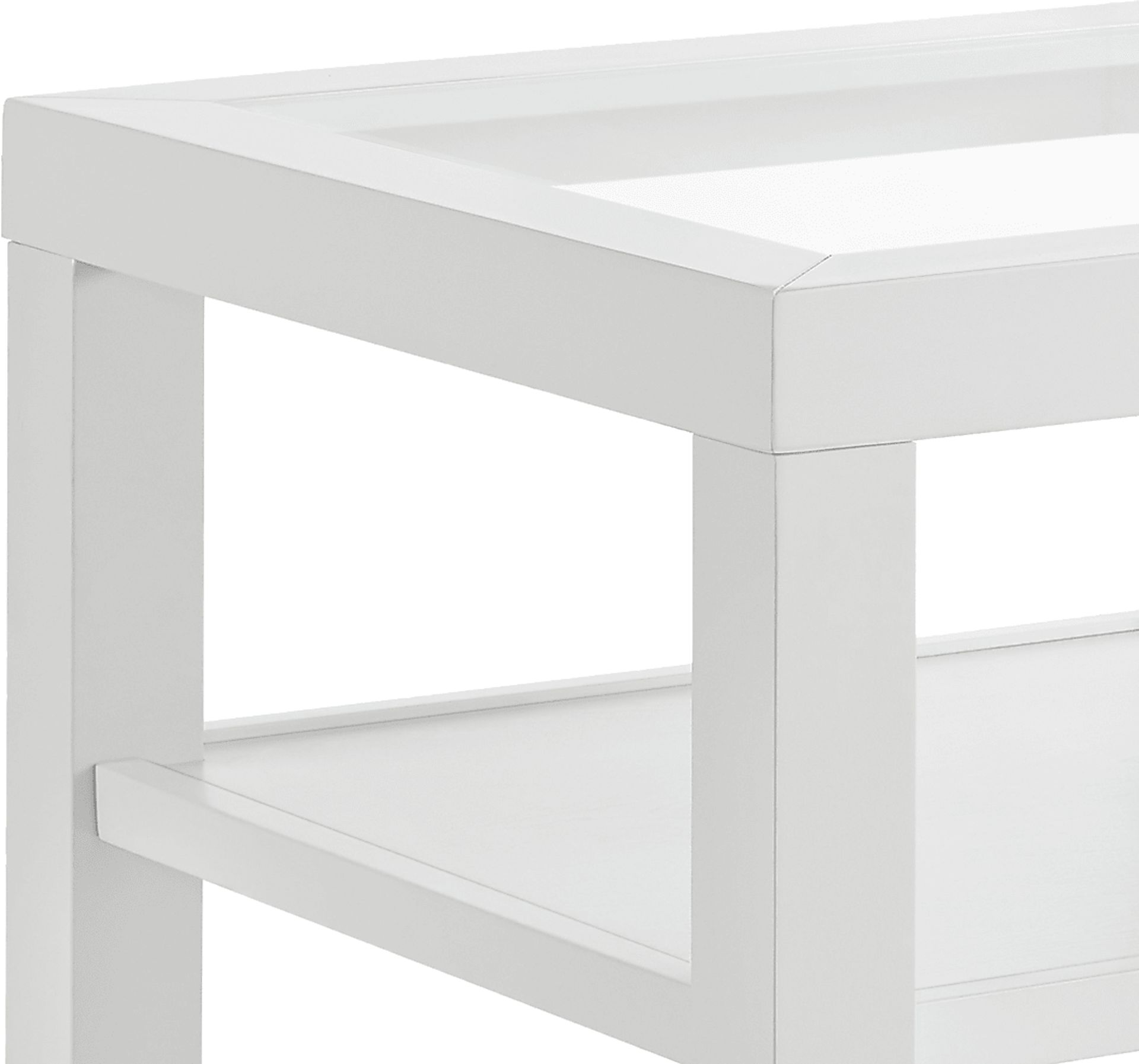 Avati White End Table - Image 3