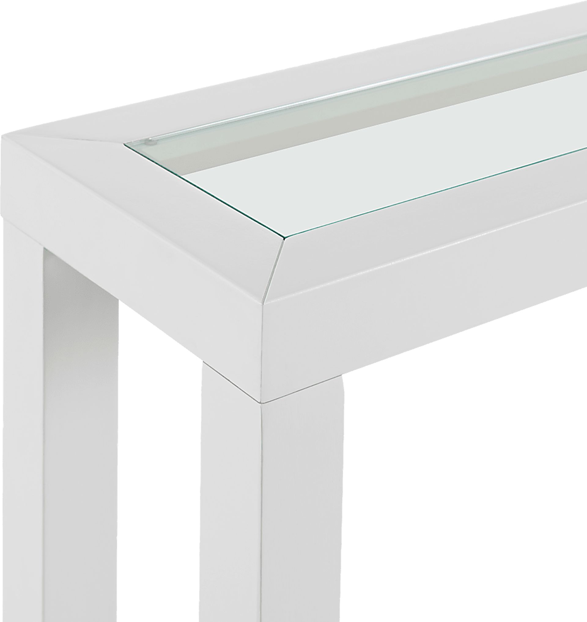 Avati White Sofa Table - Image 5
