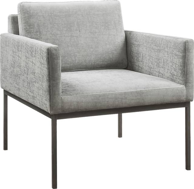 Avdel Gray Accent Chair - Thumbnail - Image 1