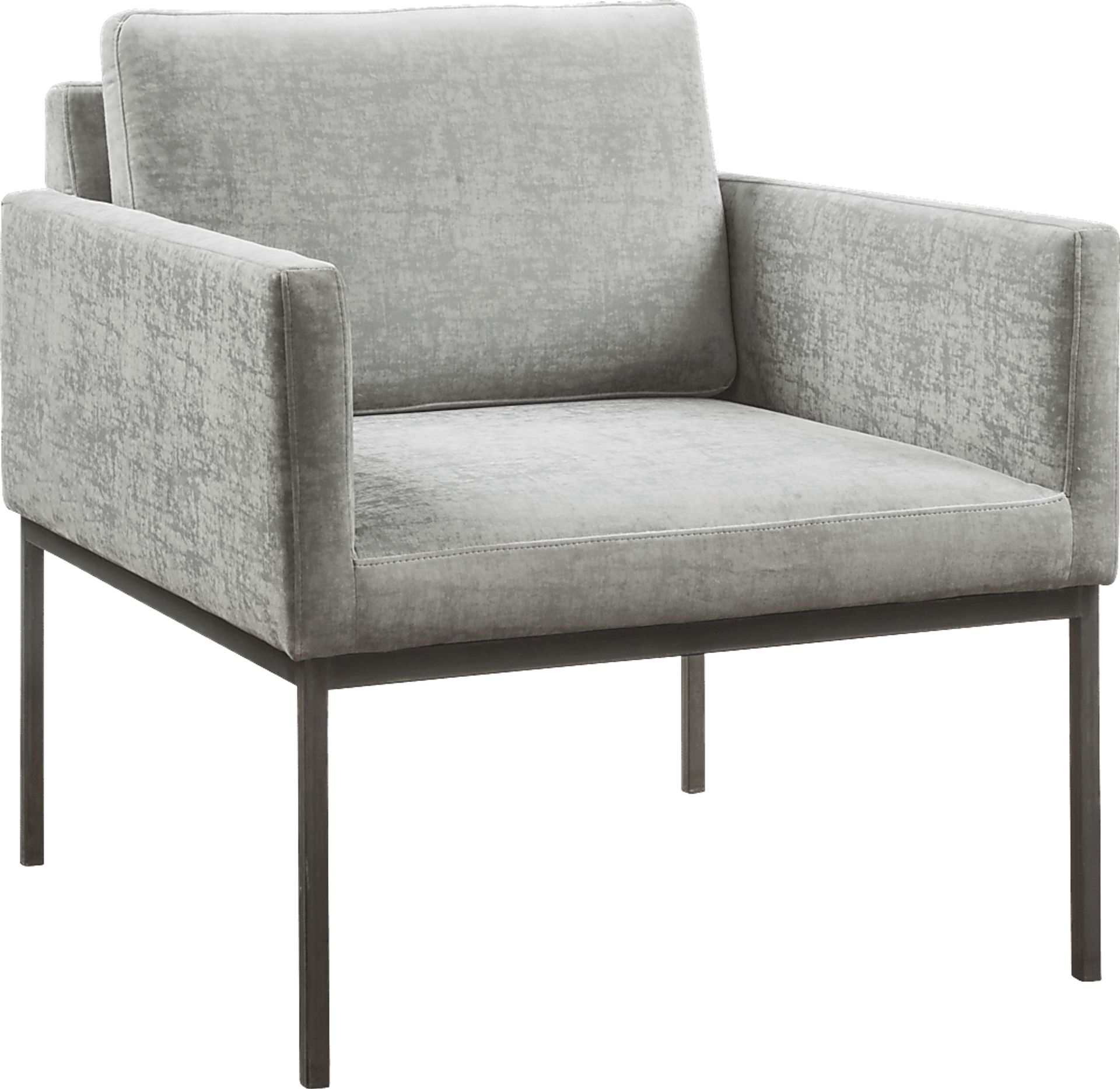 Avdel Gray Accent Chair - Image 1