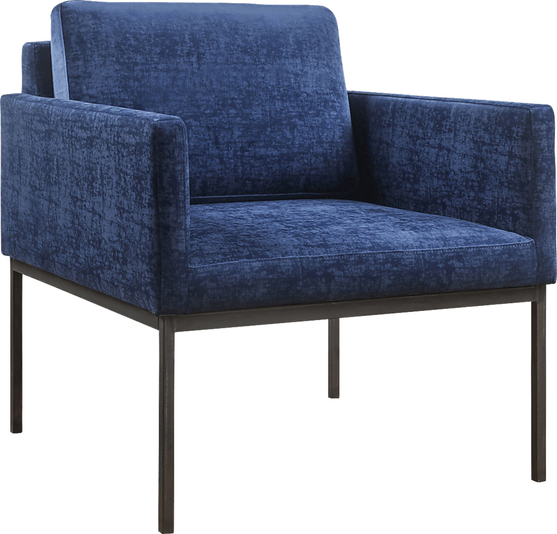 Avdel Navy Accent Chair - Image 1