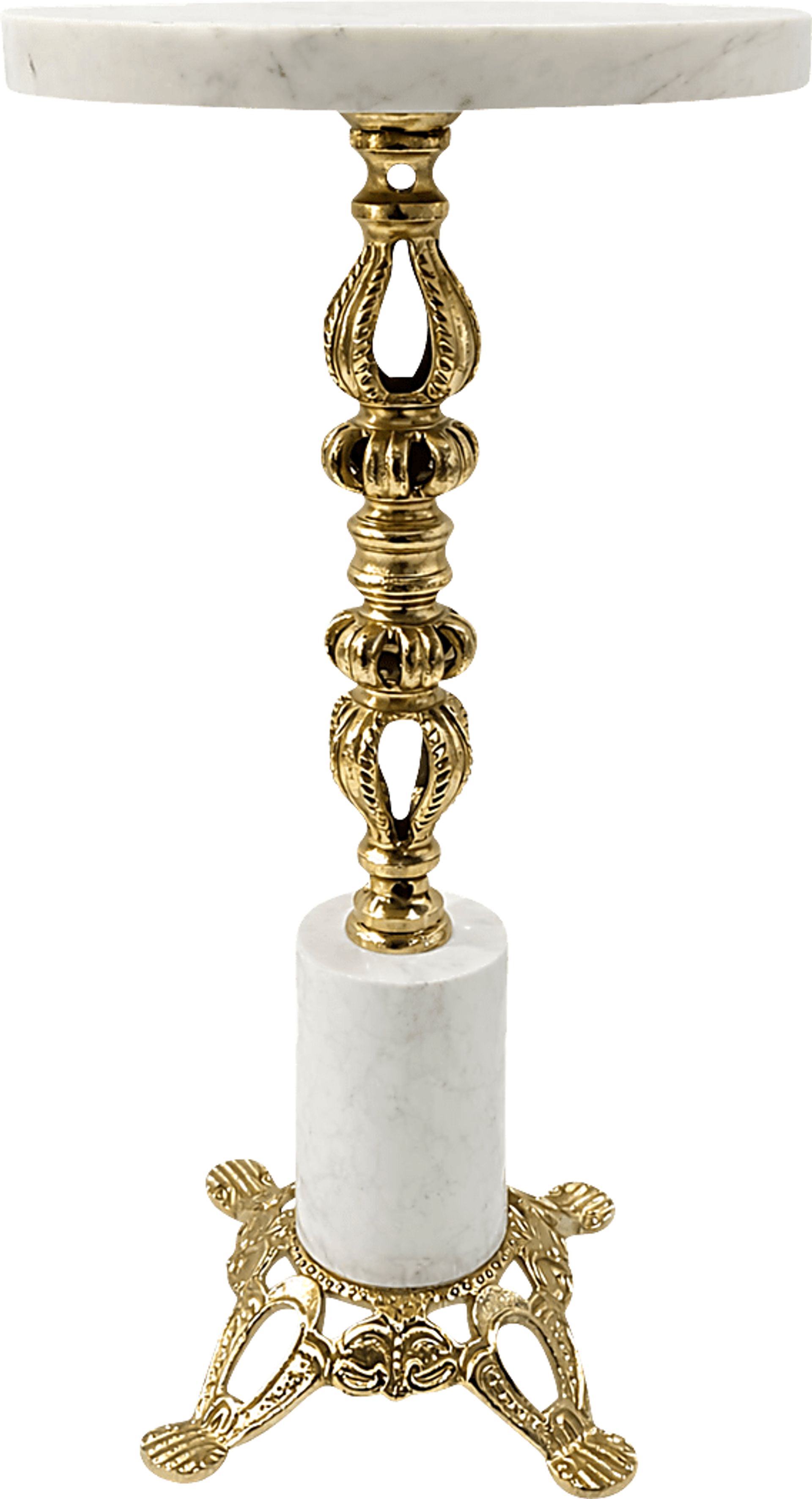 Aveko Gold/White Accent Table - Image 4