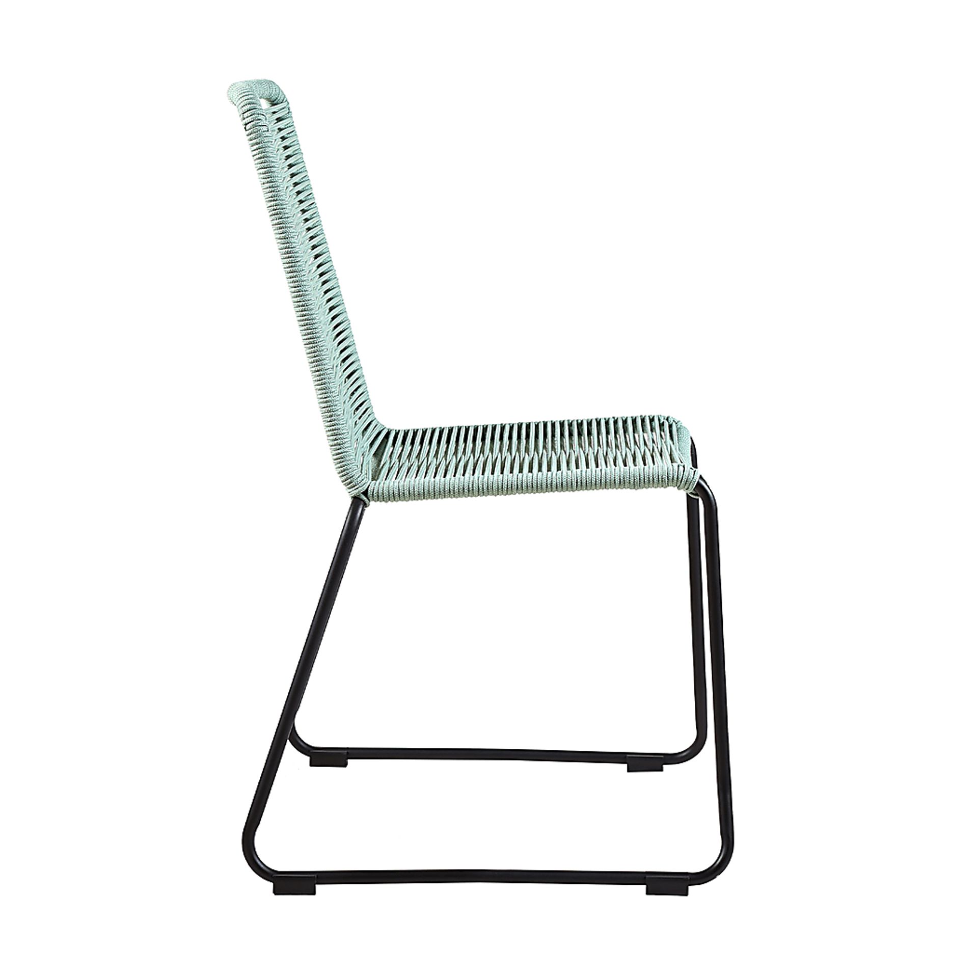 Avele Ann Green Outdoor Side Chair, Set of 2 - Image 3