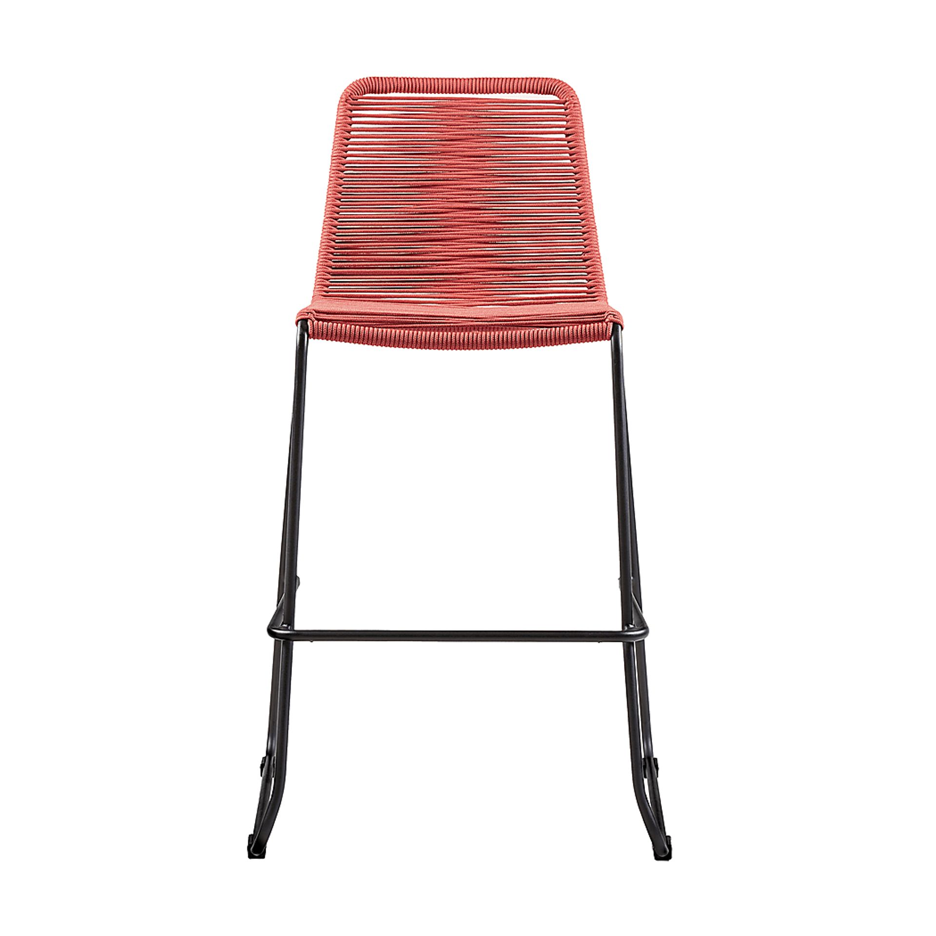 Avele Ann Red Outdoor Barstool - Image 2