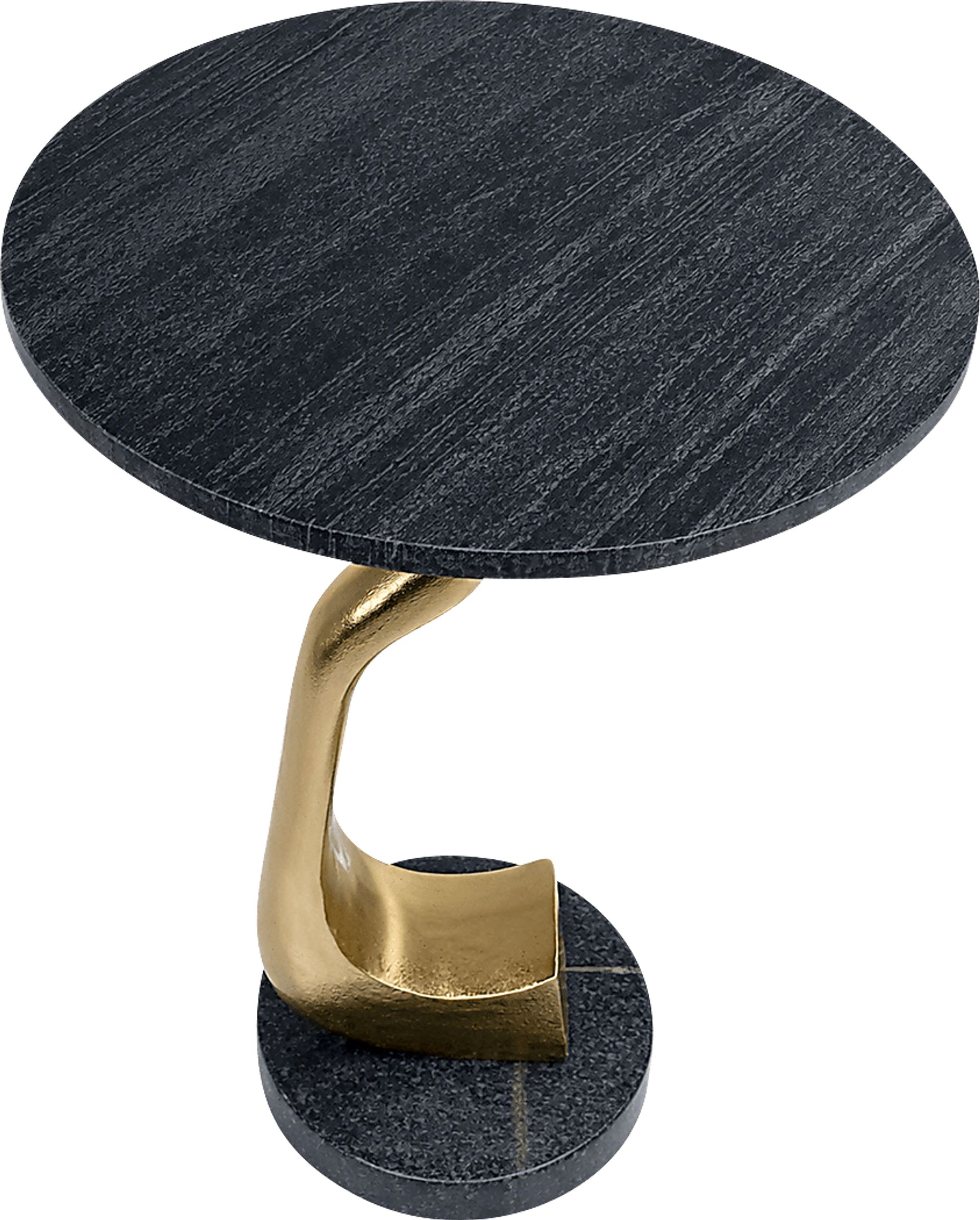 Aveli Gold/Black Accent Table - Image 4