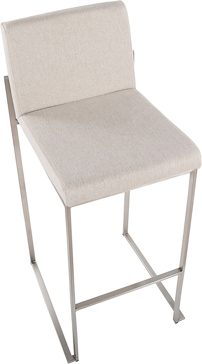 Avella Ann Beige Barstool, Set of 2