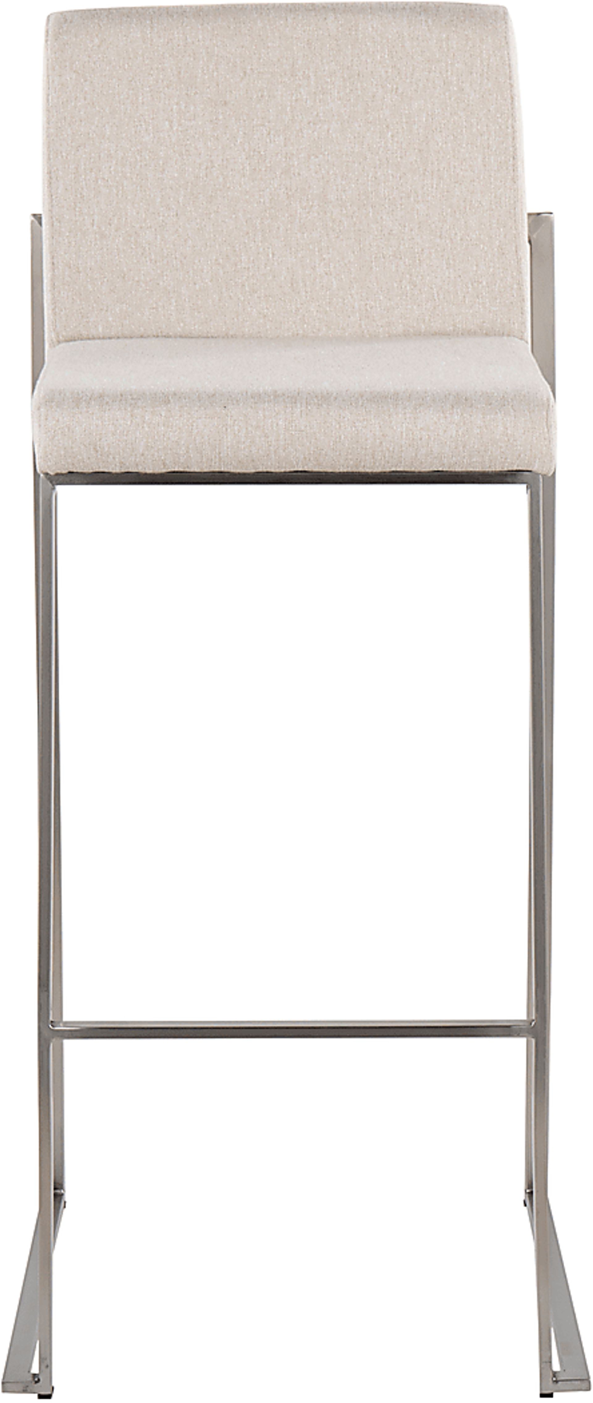 Avella Ann Beige Barstool, Set of 2 - Image 5