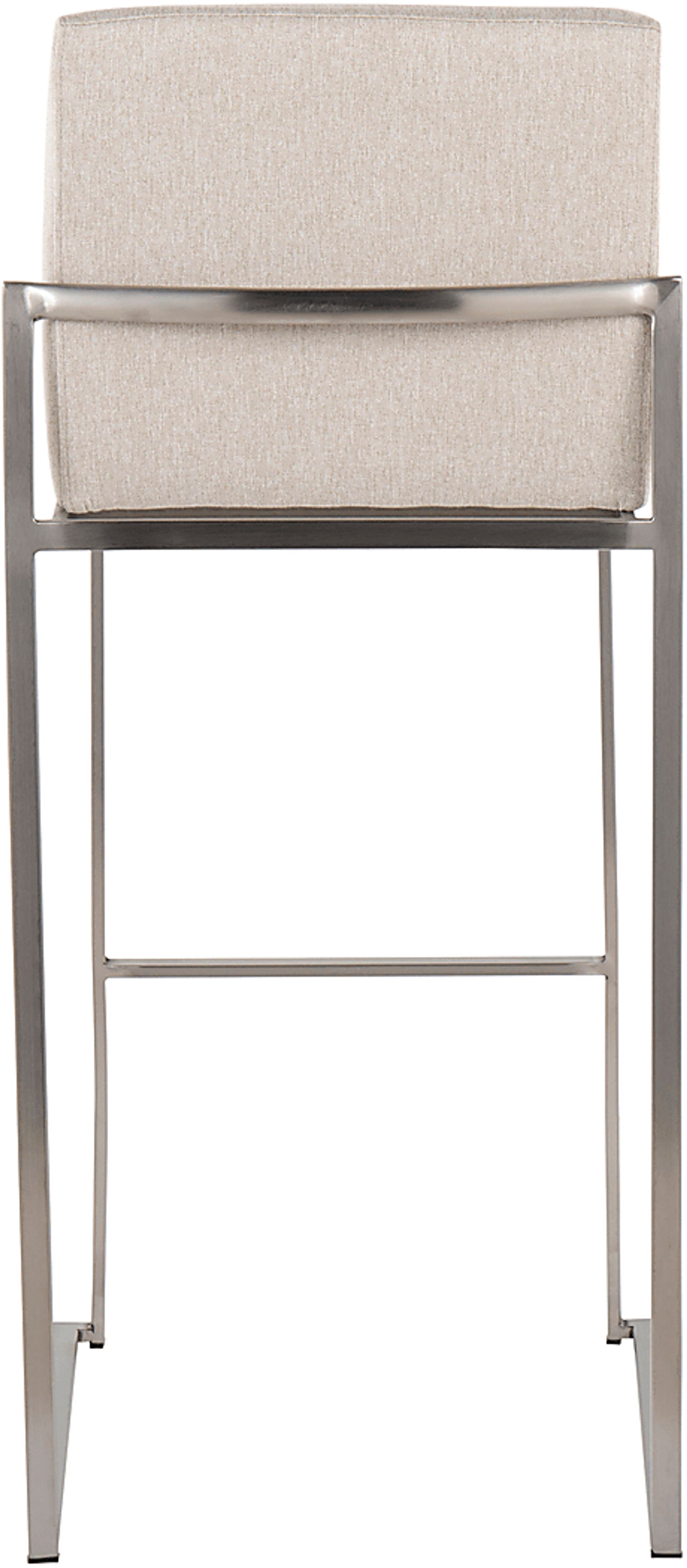 Avella Ann Beige Barstool, Set of 2 - Image 6