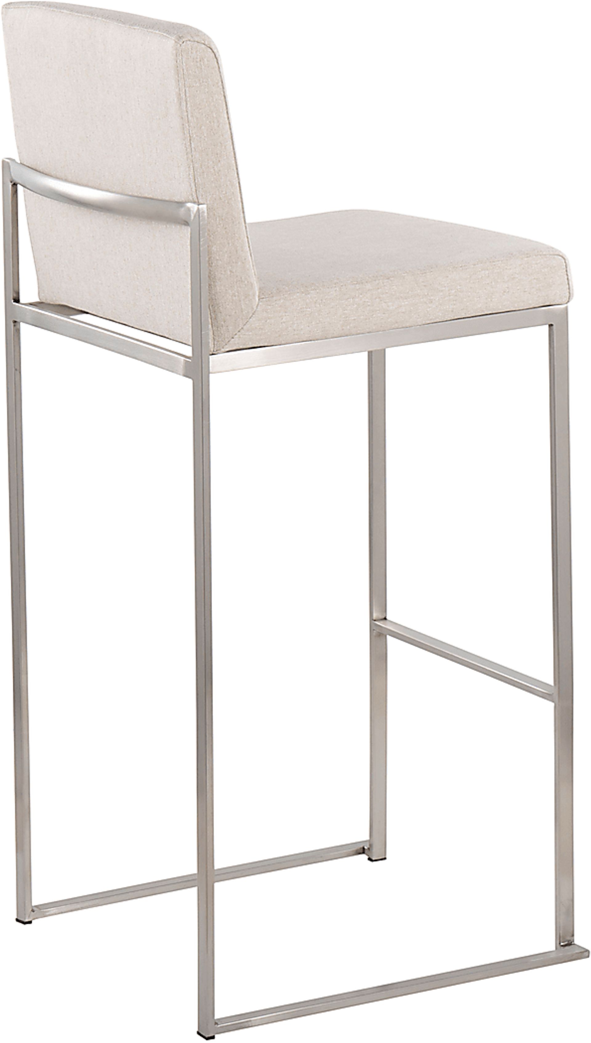 Avella Ann Beige Barstool, Set of 2 - Image 7