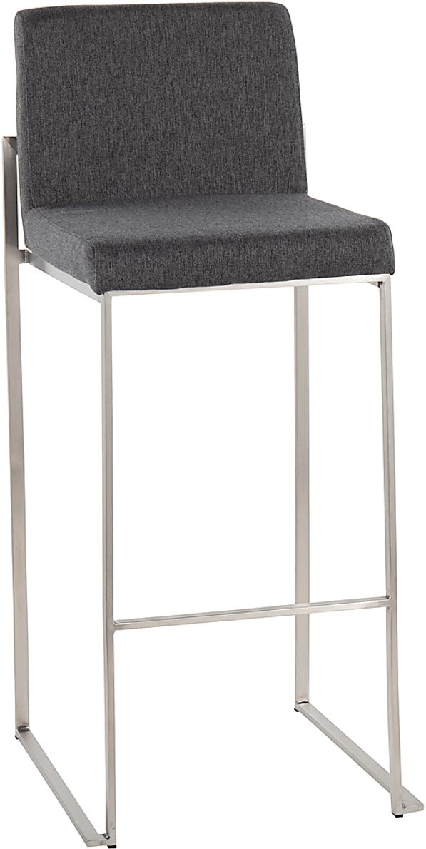 Avella Ann Charcoal Barstool, Set of 2