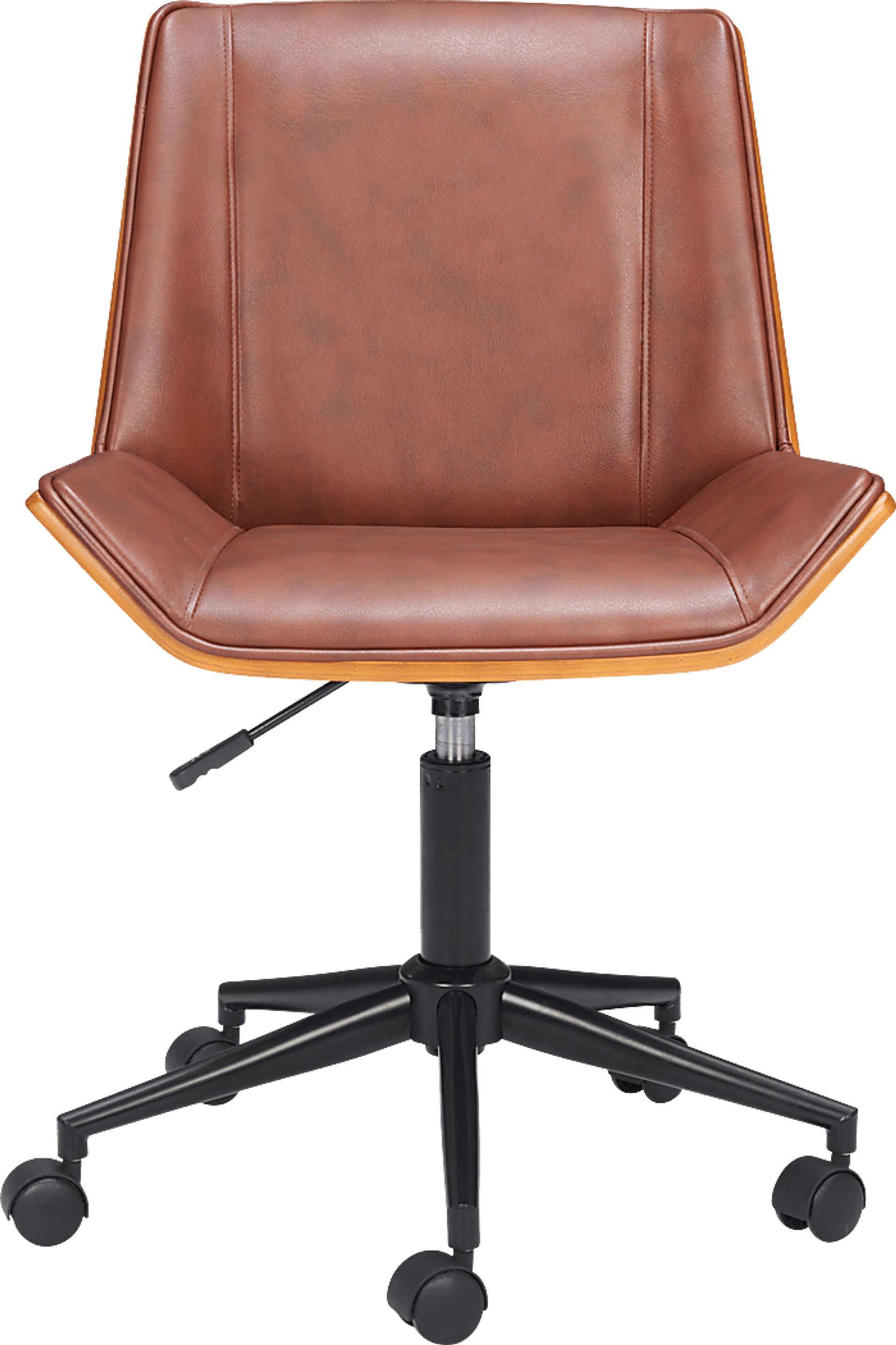 Avellana Brown Office Chair - Image 5