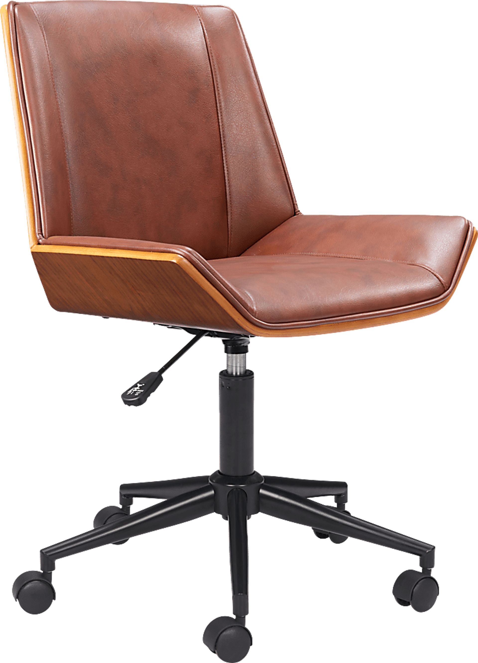 Avellana Brown Office Chair - Image 1