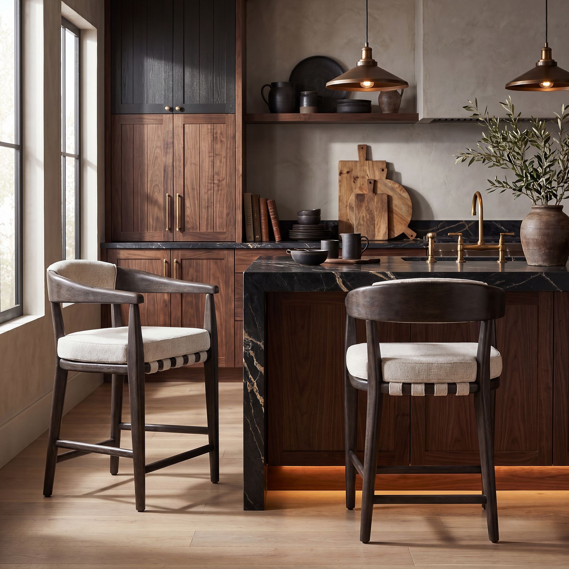 Avellino Brown 3 Pc Counter Height Dining Room - Image 8