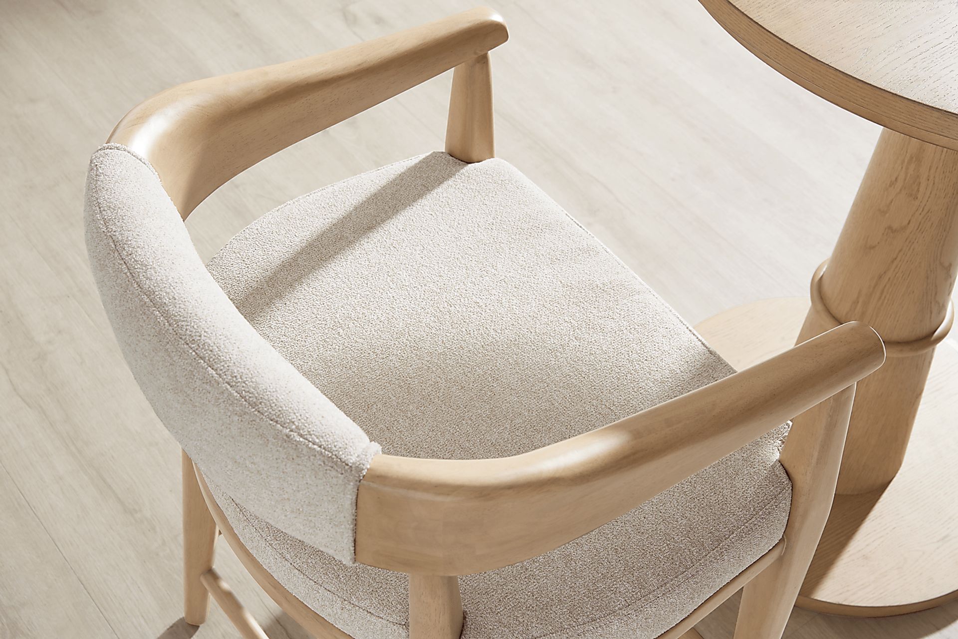 Avellino Sand Counter Height Dining Stool - Image 5