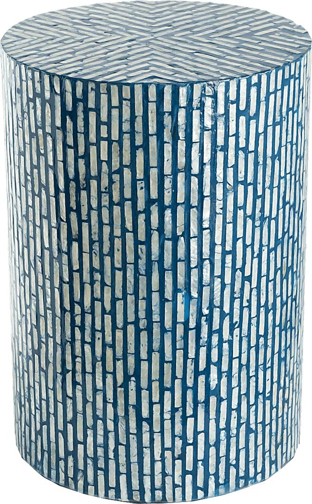 Avendia Blue Accent Stool - Thumbnail - Image 1