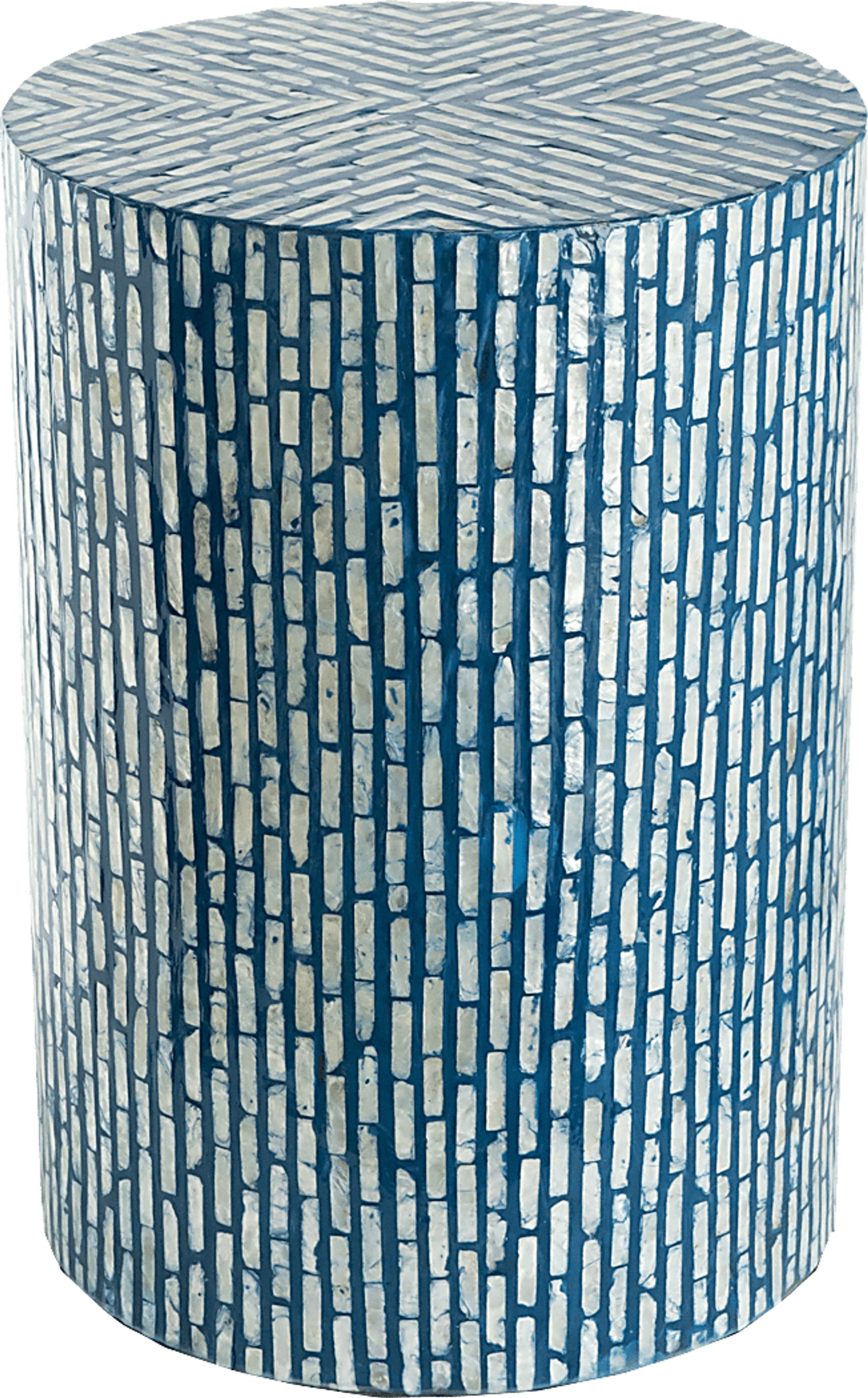 Avendia Blue Accent Stool - Image 1