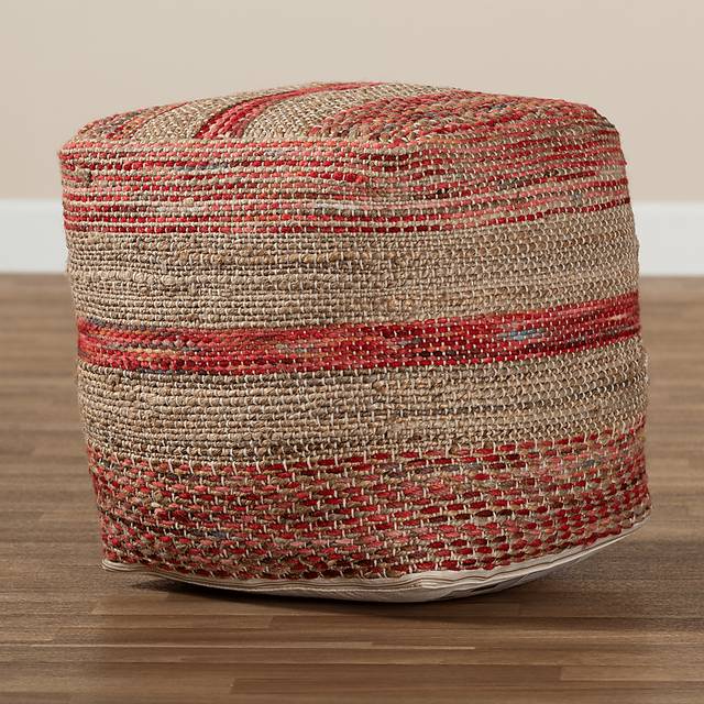 Avenel Court Natural Pouf - Thumbnail - Image 5