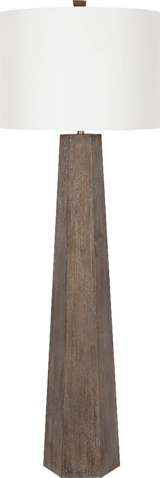 Avenel Hollow Brown Floor Lamp - Thumbnail - Image 1