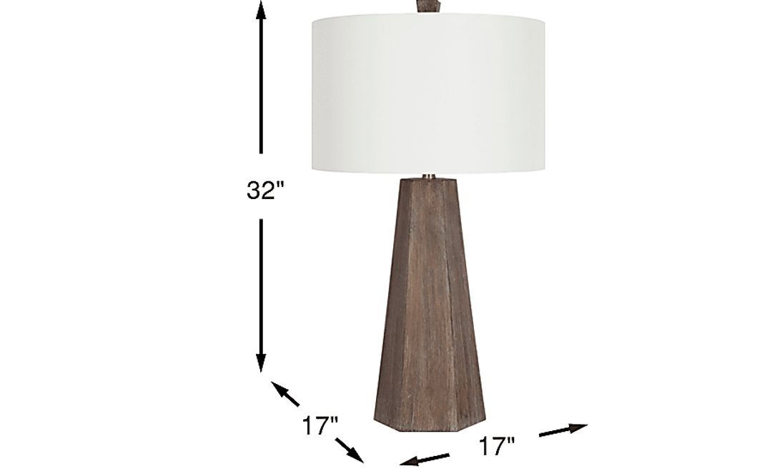 Avenel Hollow Brown Table Lamp