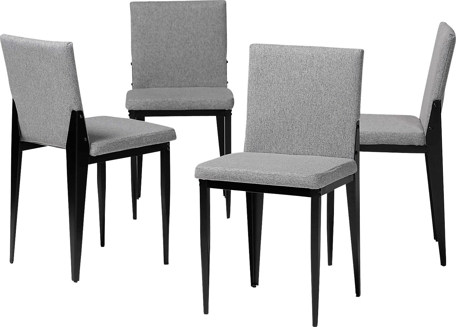 Aveniel Gray Dining Chair, Set of 4