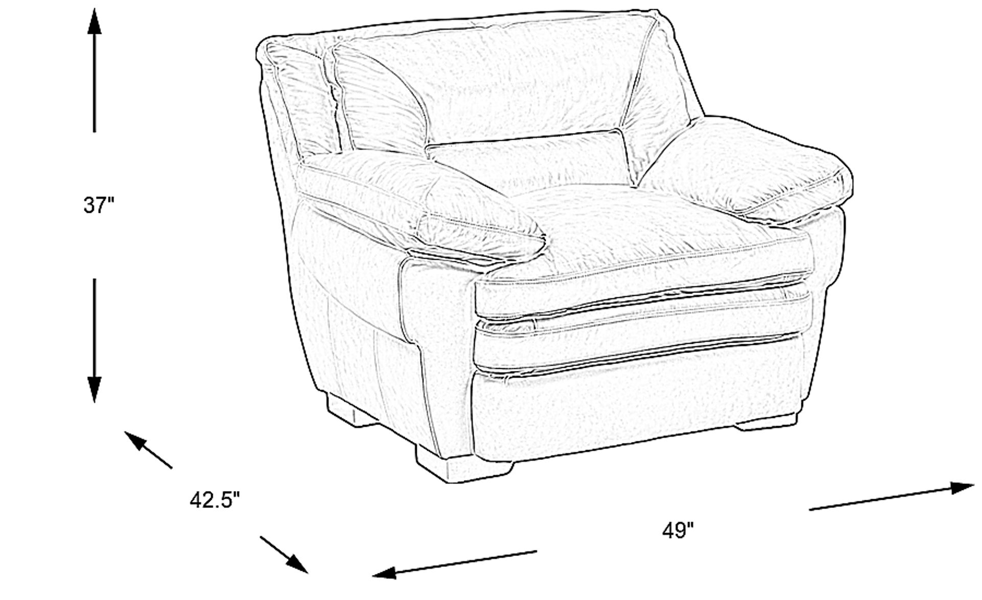 Dimension Image. Please refer to the Dimension Tab on this page for dimension details.