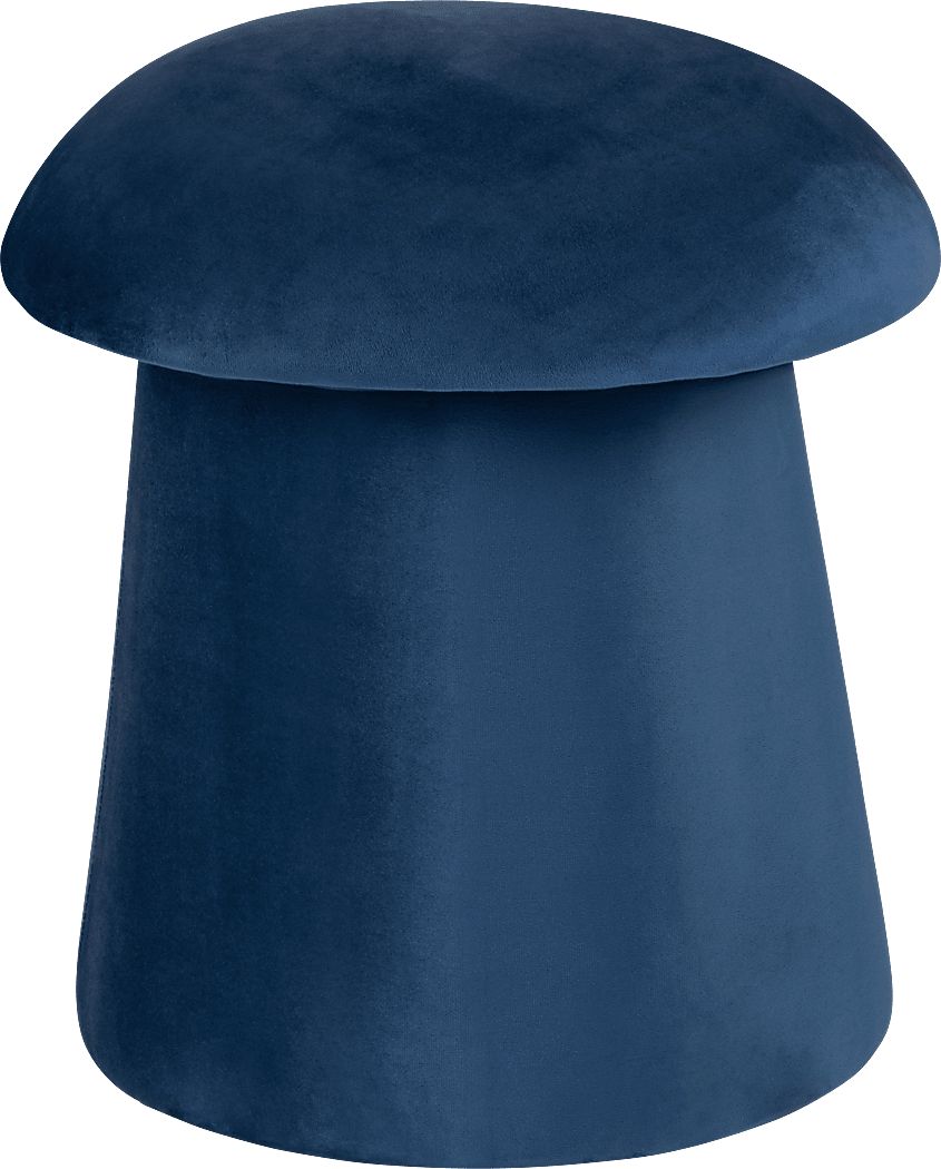 Aventurine Blue Storage Ottoman